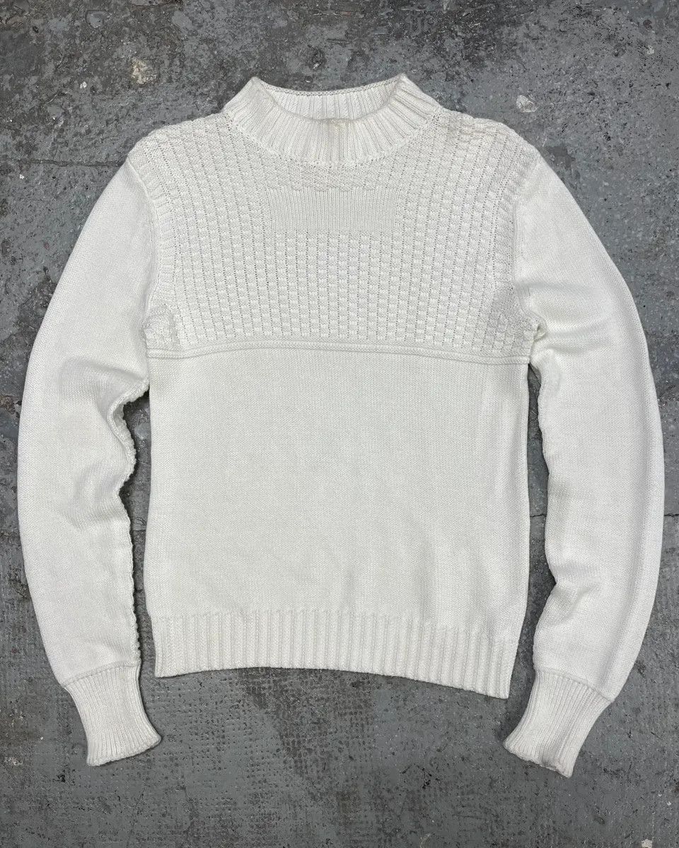 Dries Van Noten Dries Van Noten Architecture White Sweater Size US S / EU 44-46 / 1 - 1 Thumbnail