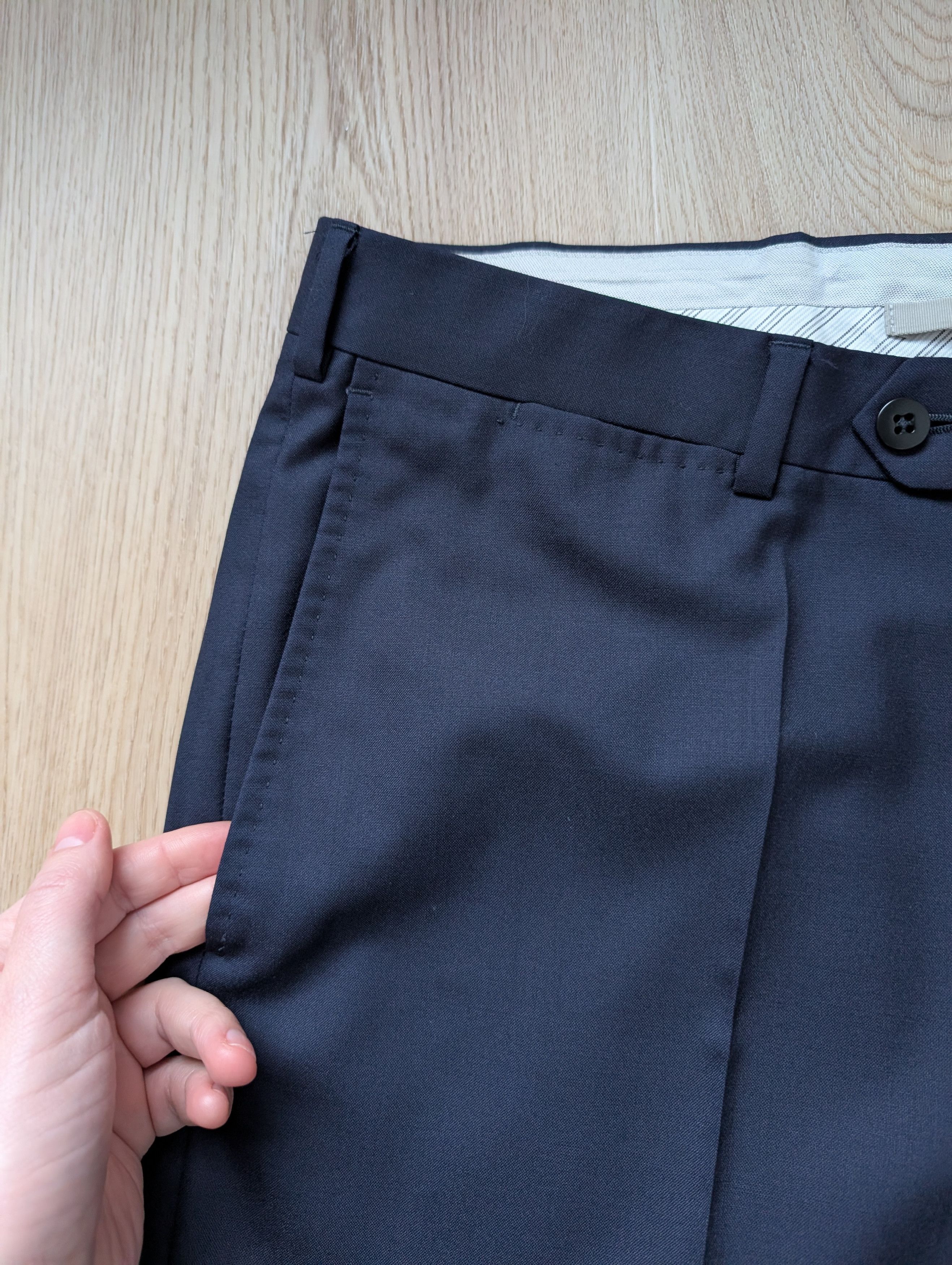 Ermenegildo Zegna Ermenegildo Zegna Wool Dress Pants Trouser Cool Effect 52 R Size US 36 / EU 52 - 2 Thumbnail