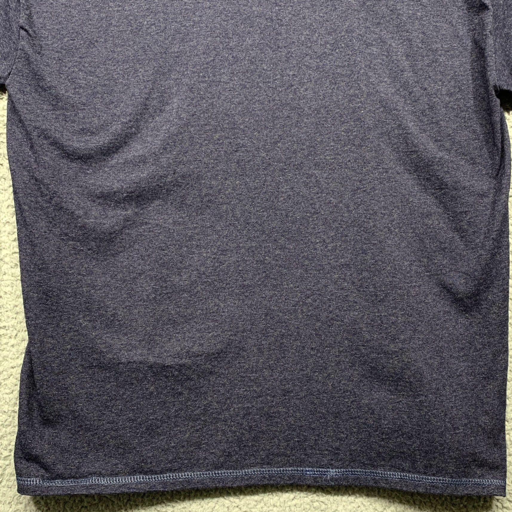 Hanes Hanes Beefy Long Sleeve Pullover Tee Men's L Heather Blue 3 Button Closure Dr… Durable Soft Size US L / EU 52-54 / 3 - 6 Thumbnail