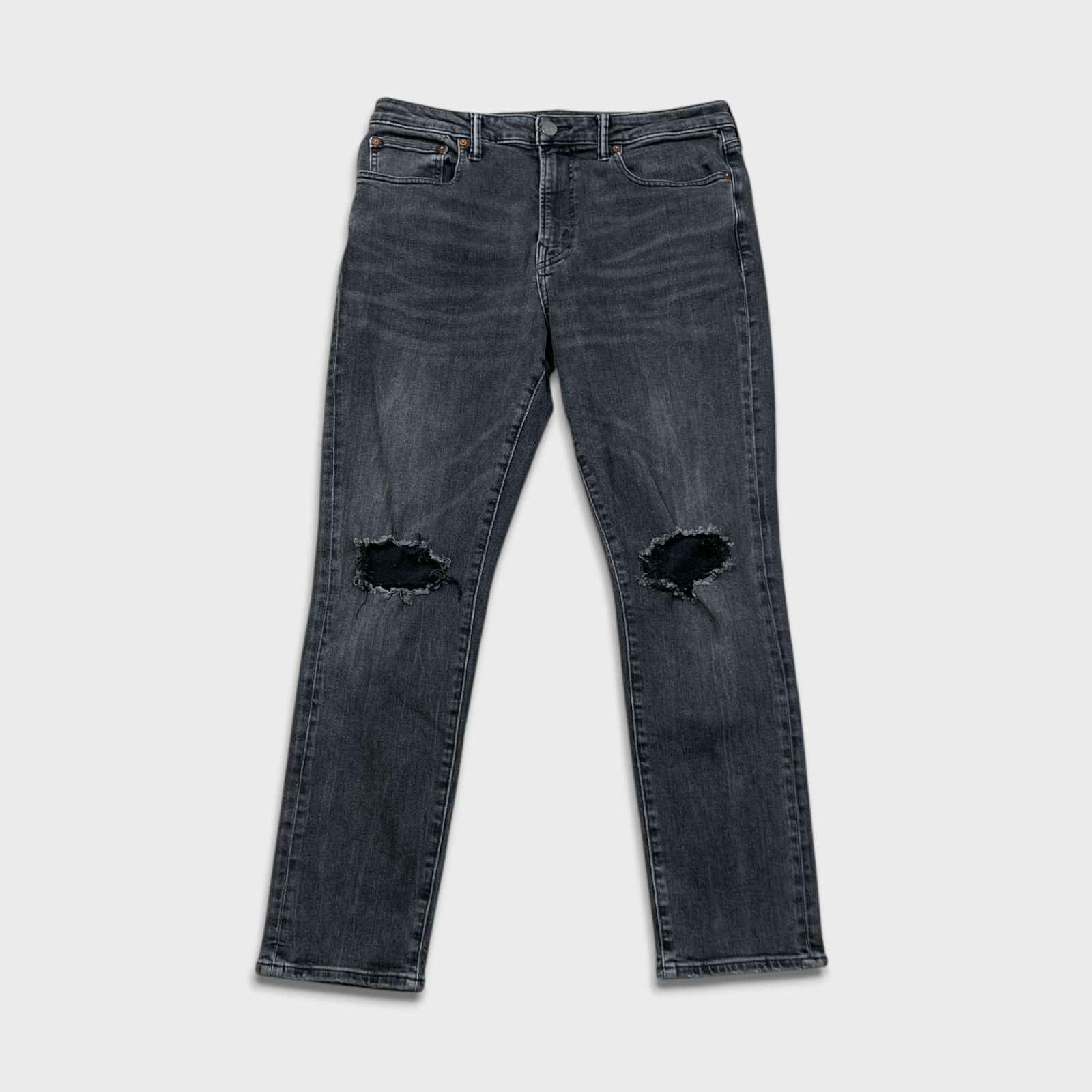 American Eagle Outfitters × Vintage American Eagle Jean 34x29 Next Level Flex Slim Distress Pant Size US 34 / EU 50 - 1 Thumbnail