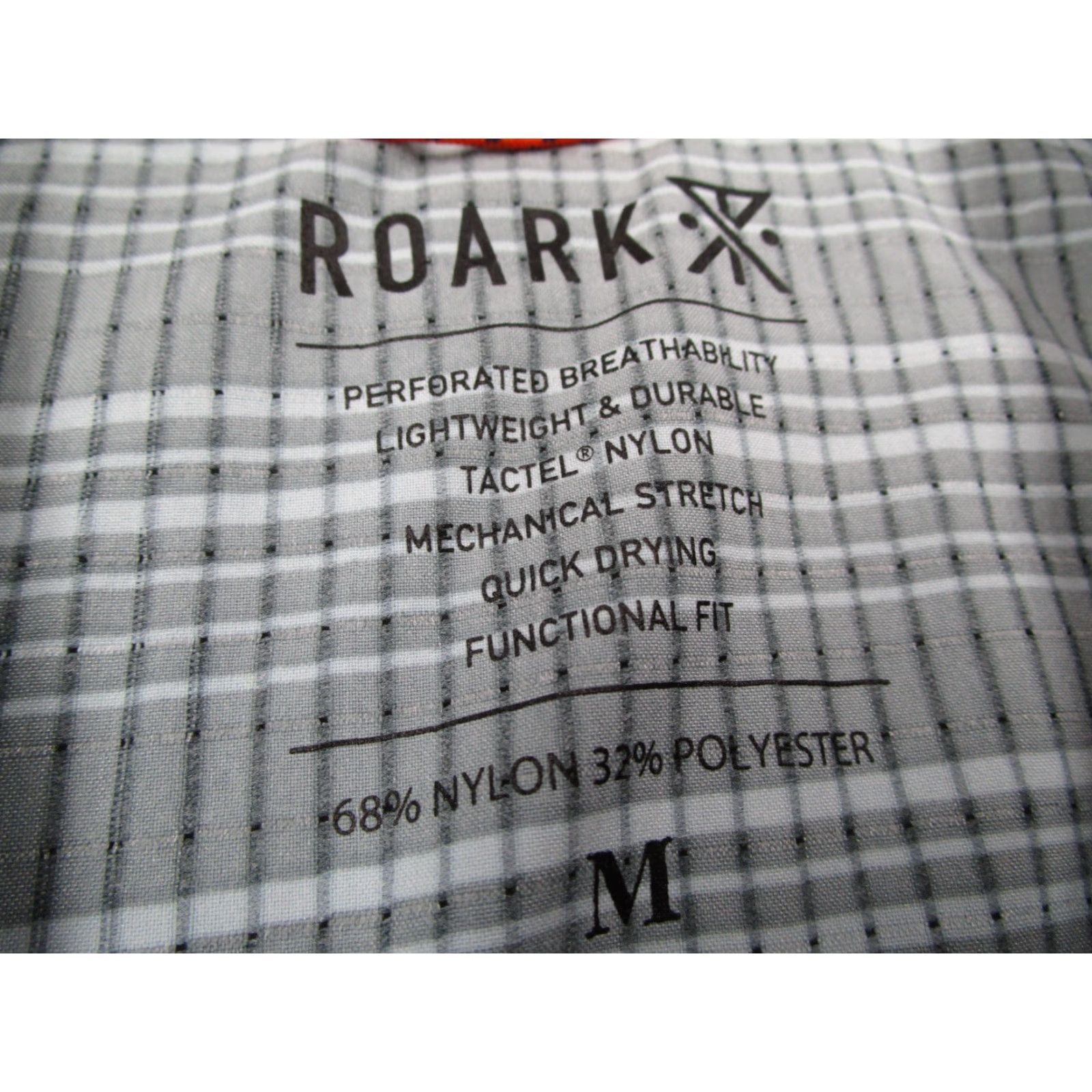 Roark Roark Revival Men's Short Sleeve Button-Up Shirt Hawaiian Casual Travel Blue Stripe Microfiber Quick Dry Size M Size US M / EU 48-50 / 2 - 3 Thumbnail