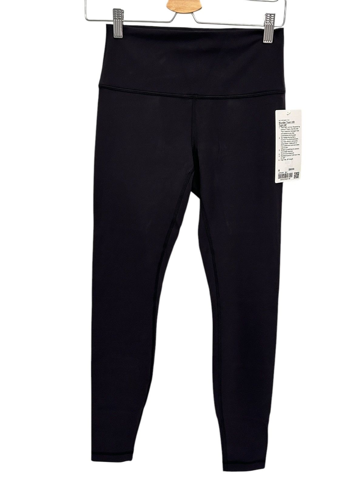 Lululemon Lululemon Wunder Train High-Rise Tight 28" Black Size 8 Size 30" / US 8 / IT 44 - 6 Thumbnail