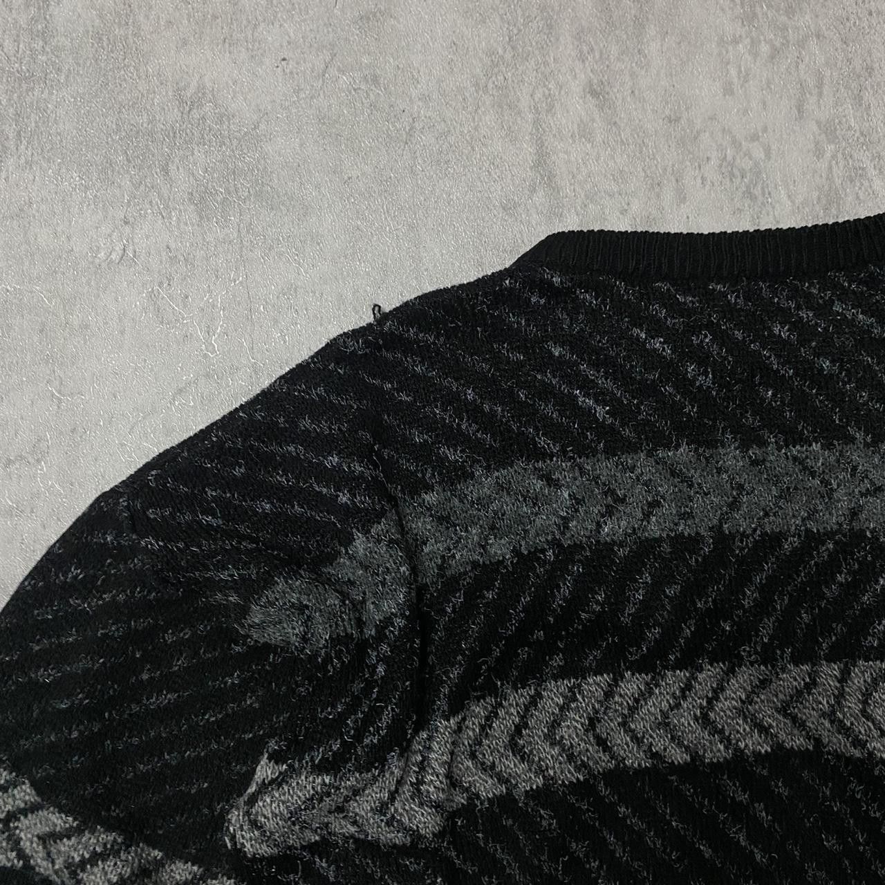 Other Black and grey vintage 80s knit sweater knit #retrofashion Size US S / EU 44-46 / 1 - 5 Thumbnail