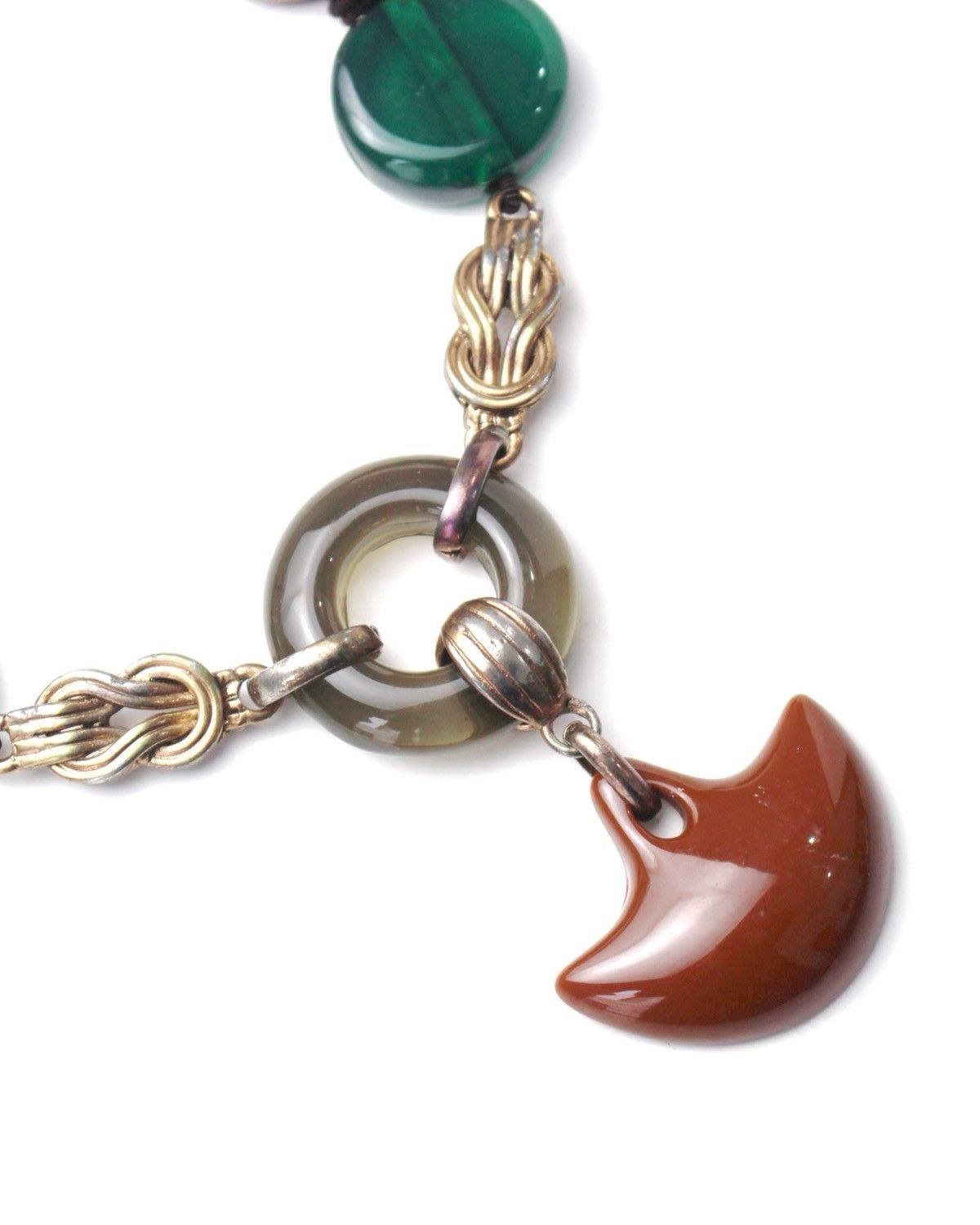 Hiroko Koshino Homme 2000S HIROKO BIS KOSHINO JAPAN CRESCENT SPIRIT NECKLACE Size ONE SIZE - 3 Thumbnail