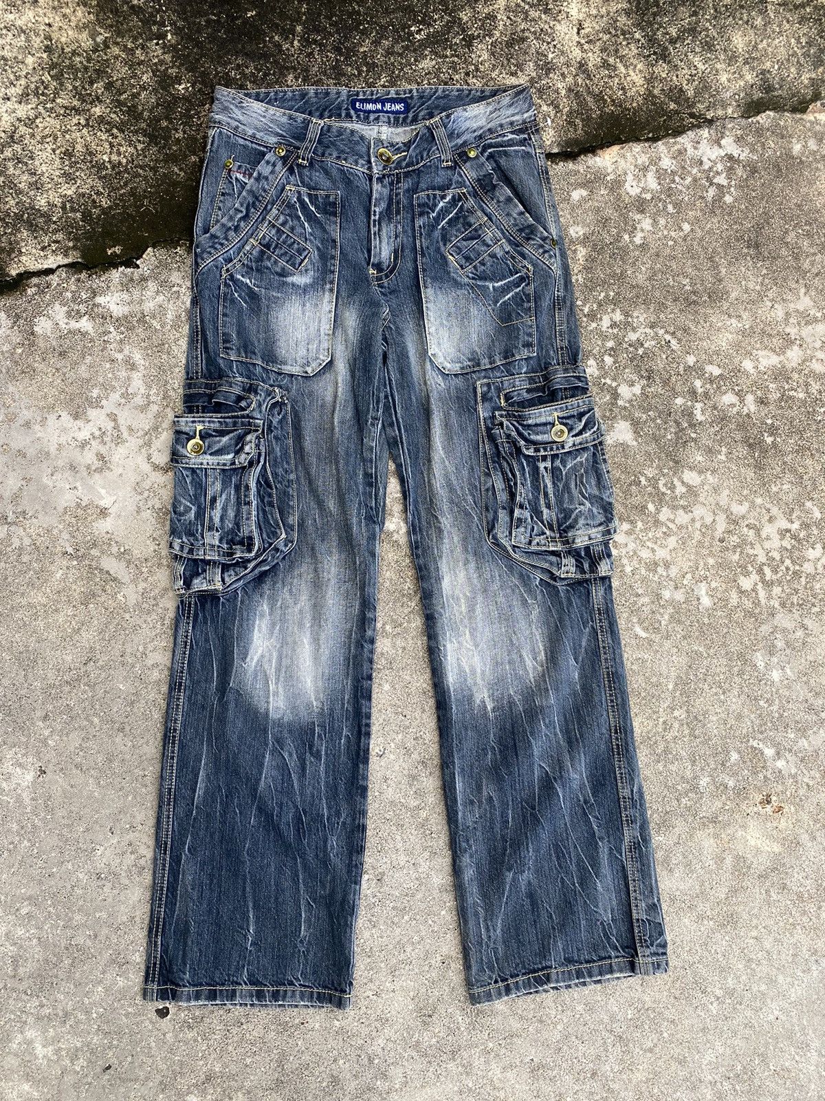 If Six Was Nine ❗️❗️SUPER SICK ELIMON JEANS DENIM PANTS Size US 32 / EU 48 - 5 Thumbnail