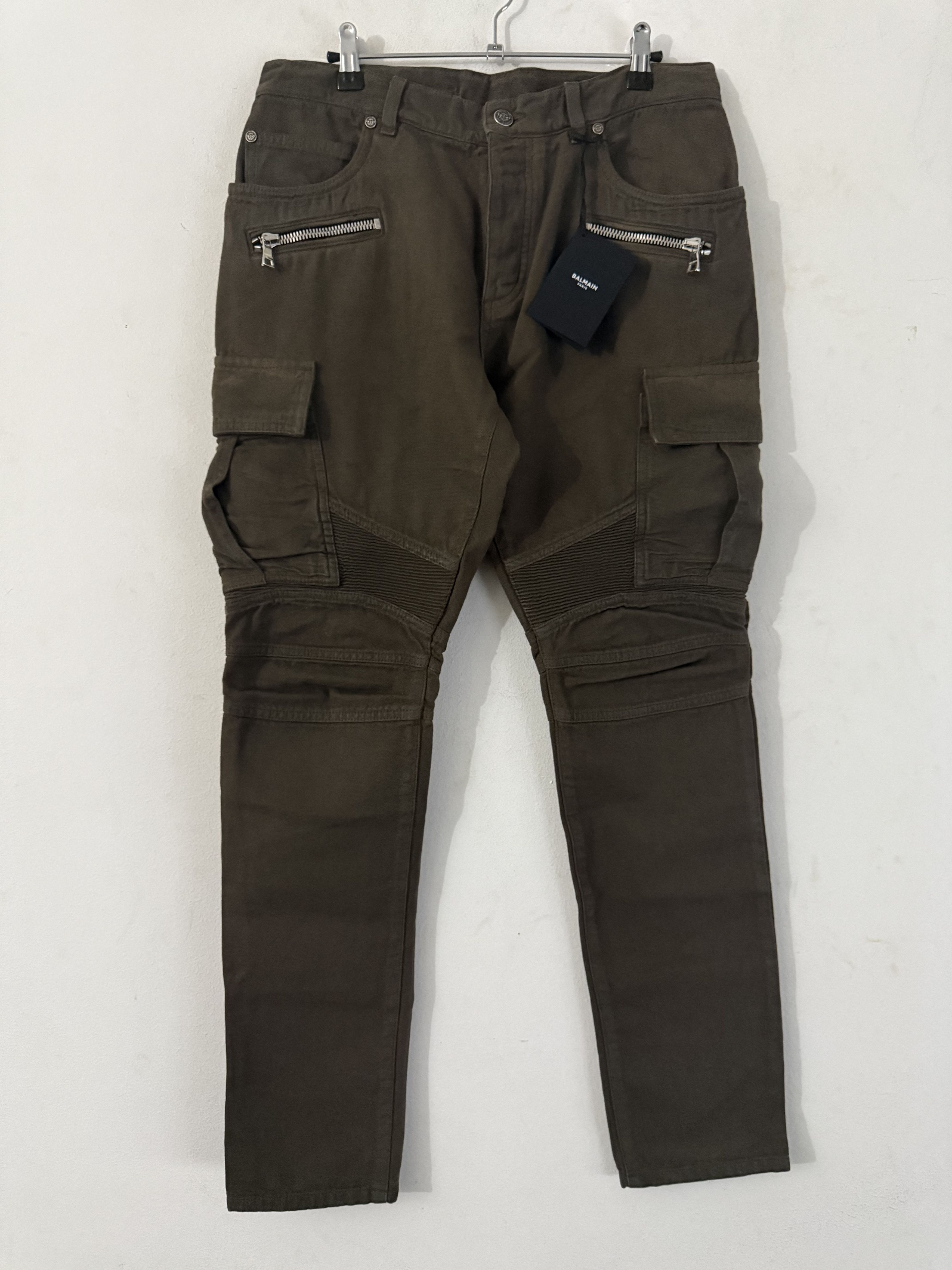 Balmain Skinny-Fit Cargo Trousers Size US 31 - 4 Thumbnail