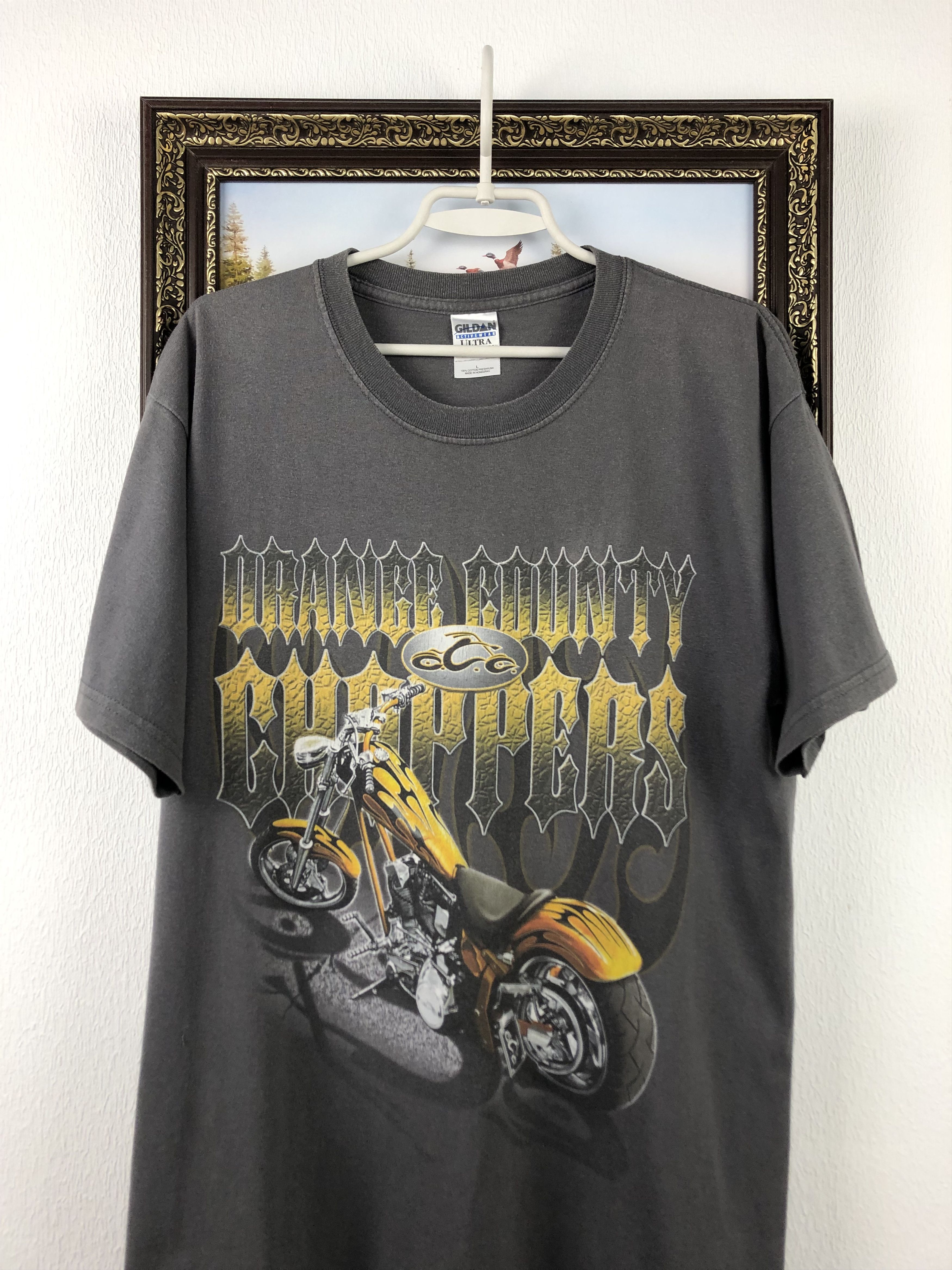 Vintage Vintage Y2K Orange Country Choppers Motorcycle OCC Biker Size US L / EU 52-54 / 3 - 2 Thumbnail