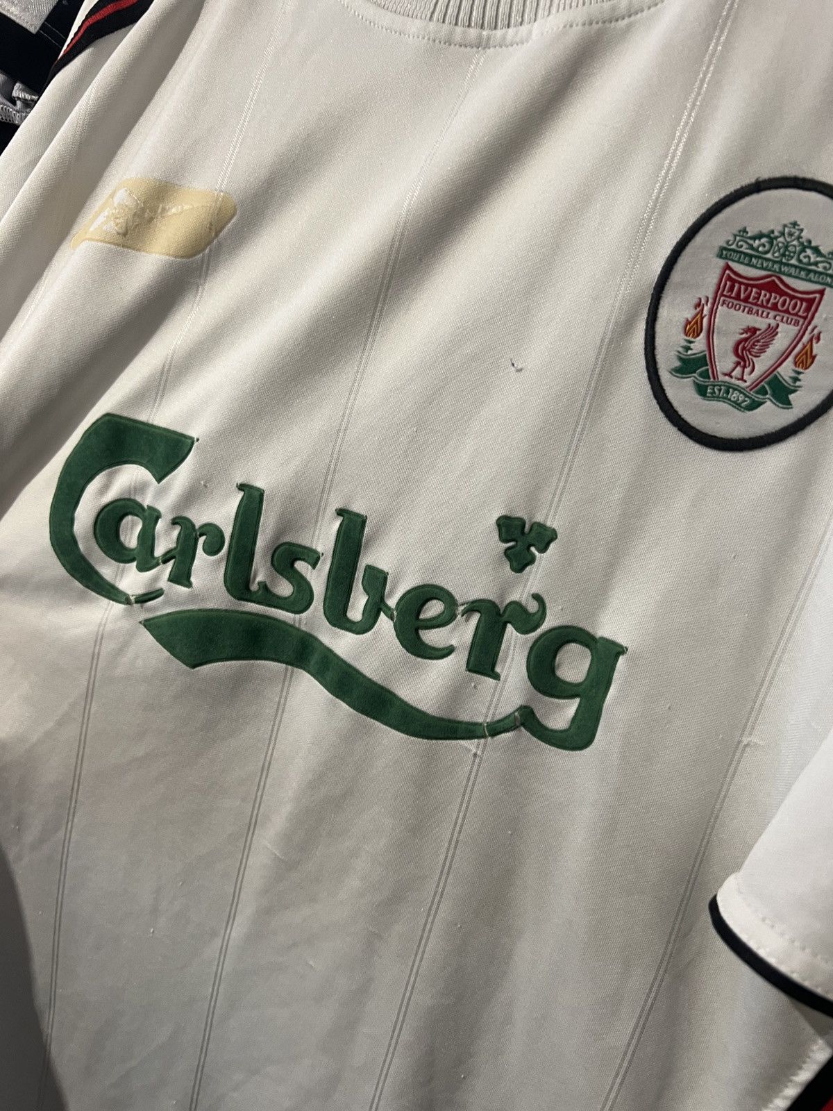 Reebok × Vintage 2003/2004 VINTAGE LIVERPOOL REEBOK AWAY FOOTBALL SHIRT AOP Size US L / EU 52-54 / 3 - 5 Thumbnail