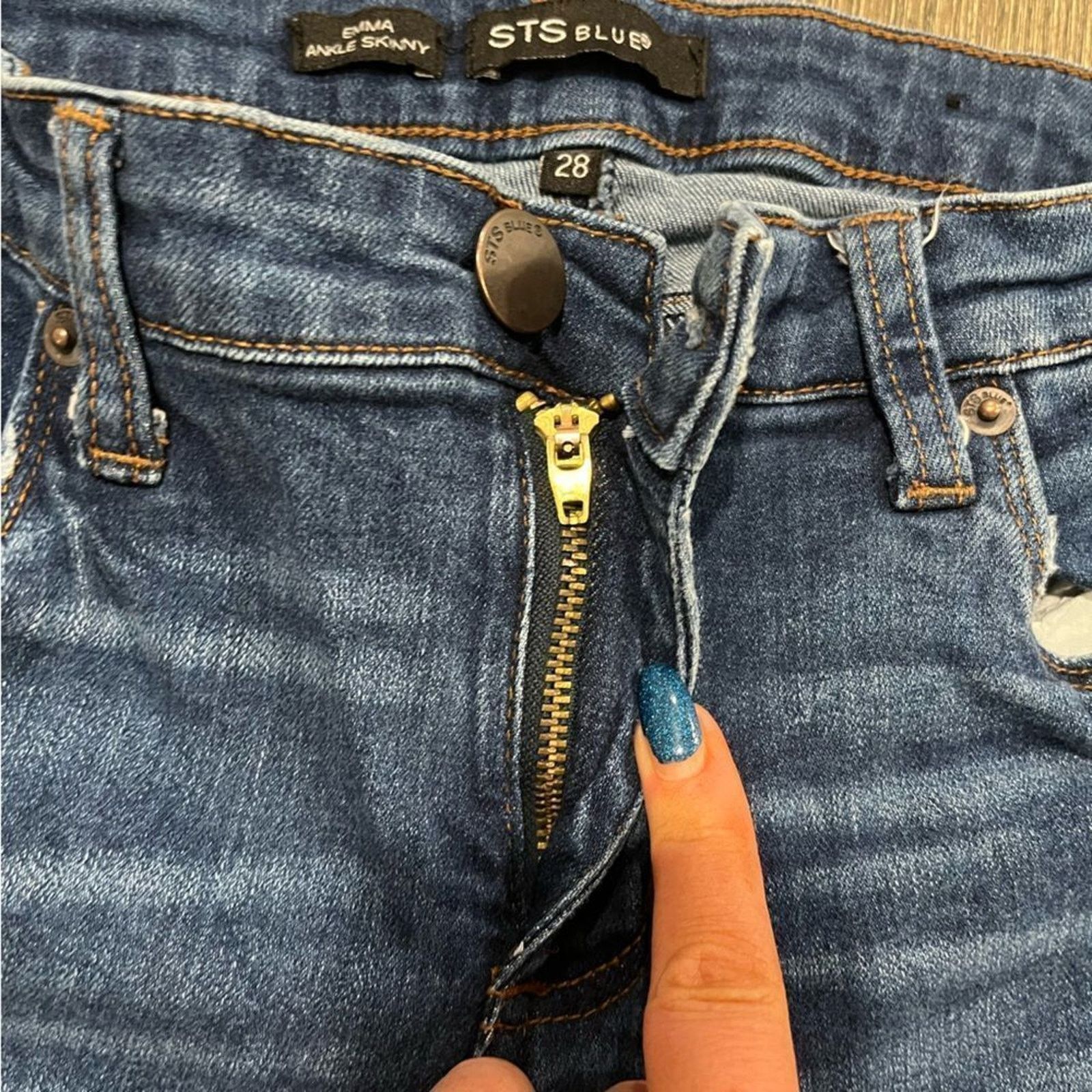 & Other Stories STS Blue Women's Denim Jeans Ankle Skinny High Rise Size 28 Size 28" / US 6 / IT 42 - 10 Thumbnail