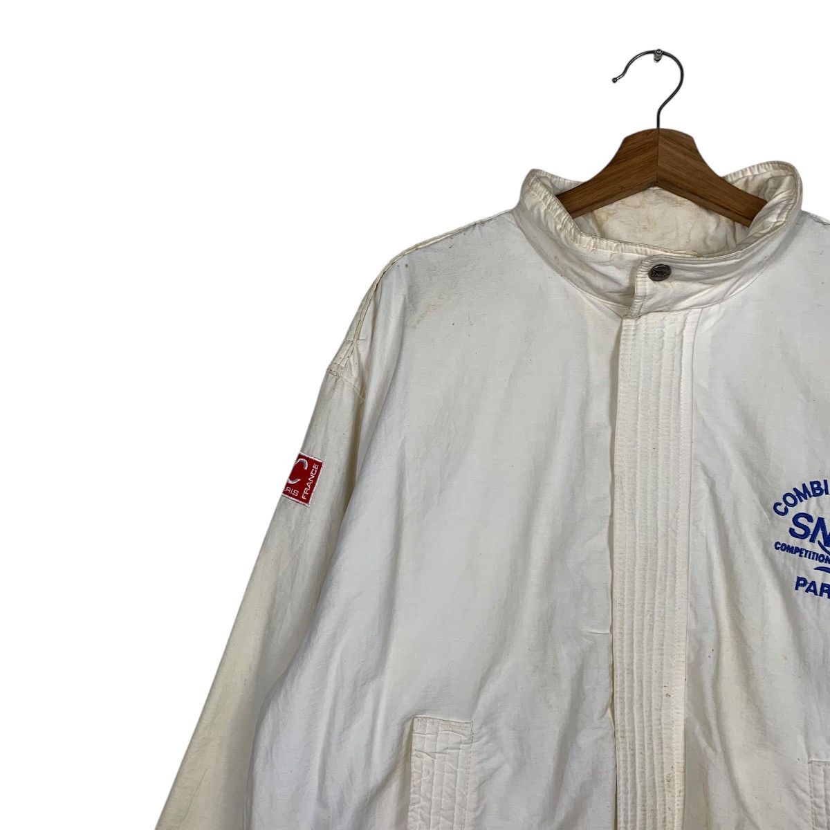Other Vintage SNC Paris Grand Prix Racing Team Jacket Size US L / EU 52-54 / 3 - 6 Thumbnail
