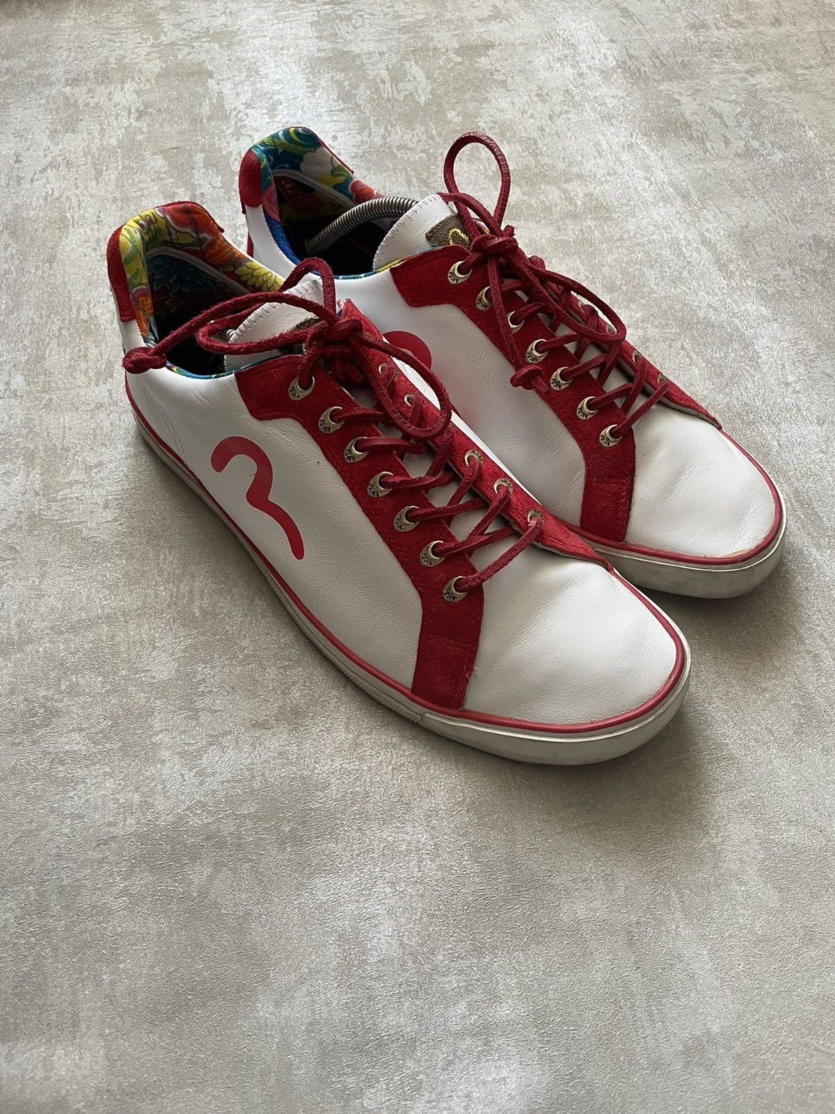 Evisu × Japanese Brand × Vintage Evisu Leather Vintage Japanese Sneakers |  Grailed, image size:1200x1600