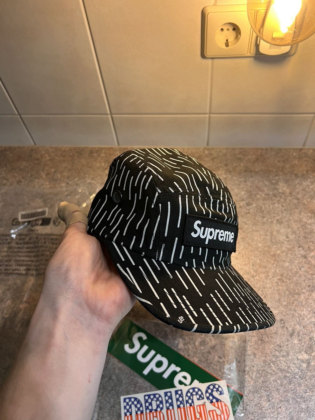 Supreme Supreme Military Camp Cap Black raindrop Size ONE SIZE - 3 Thumbnail