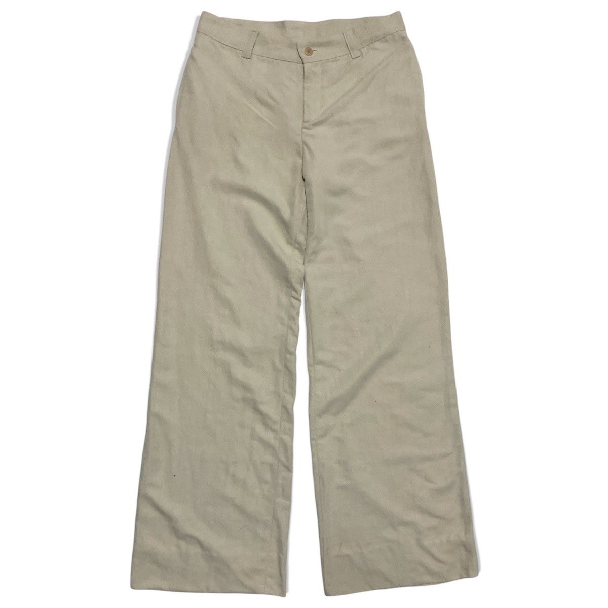 Jean Paul Gaultier Jean Paul Gaultier Spring/Summer 2003 Linen Rayon Trousers Size 25" / US 0 / IT 36 - 1 Thumbnail