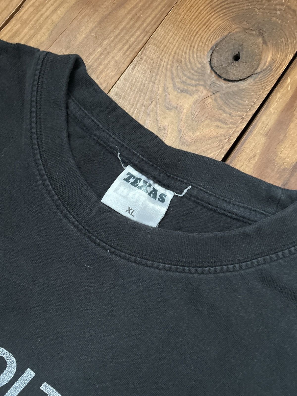 Vintage Vintage 90s Stolt Varmlanning Black Tee Shirt Size US XL / EU 56 / 4 - 2 Thumbnail