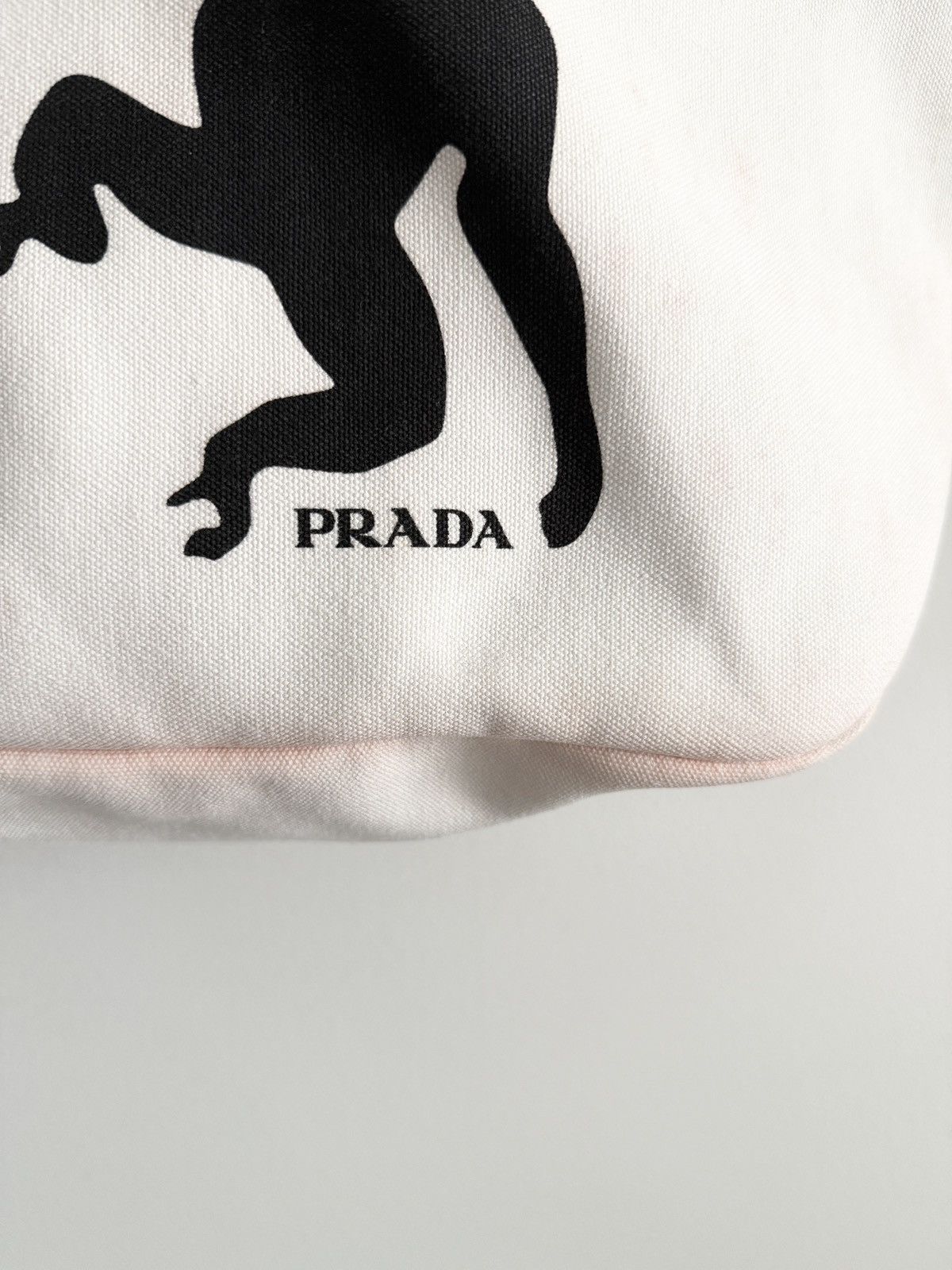 Prada STEAL! 2018 Prada Canapa Monkey-Print Tote Bag Size ONE SIZE - 6 Thumbnail