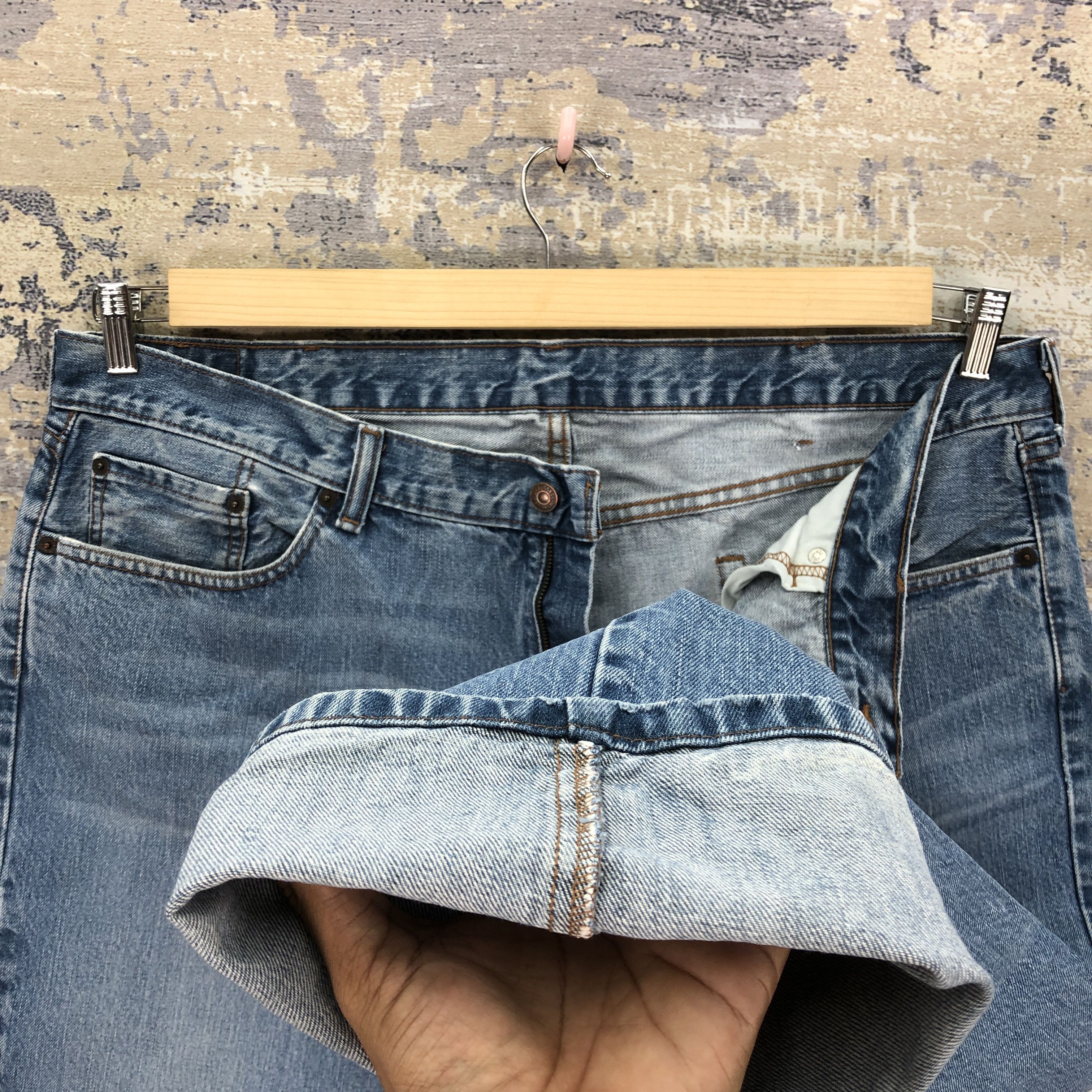 Levi's Vintage Y2K Levis Baggy Loose Jeans Levi's 559 Faded Denim Size US 42 / EU 58 - 8 Thumbnail