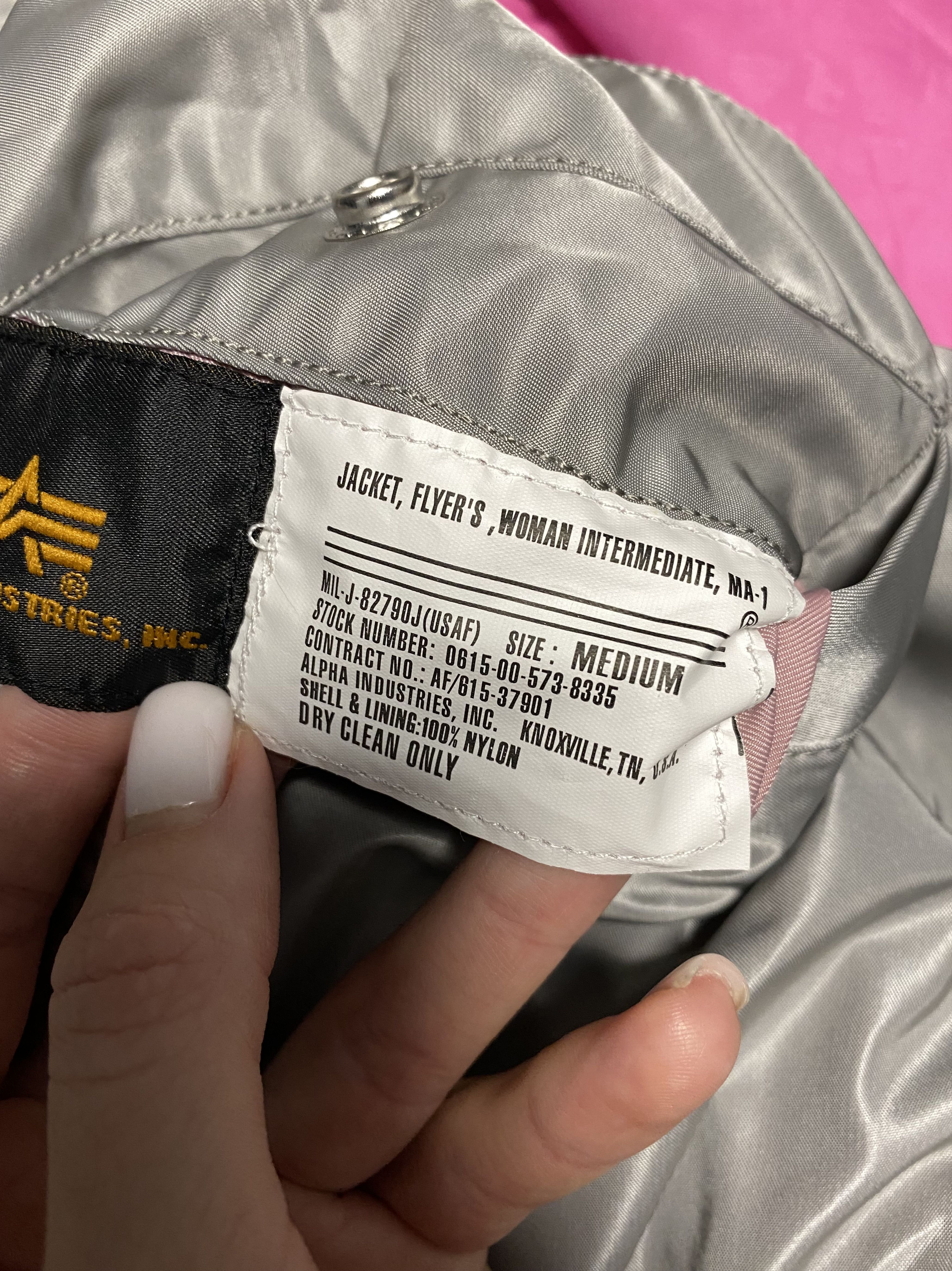 Alpha Industries Alpha Industries Revesible Womens Nylon MA1 Bomber Jacket Size M / US 6-8 / IT 42-44 - 11 Thumbnail