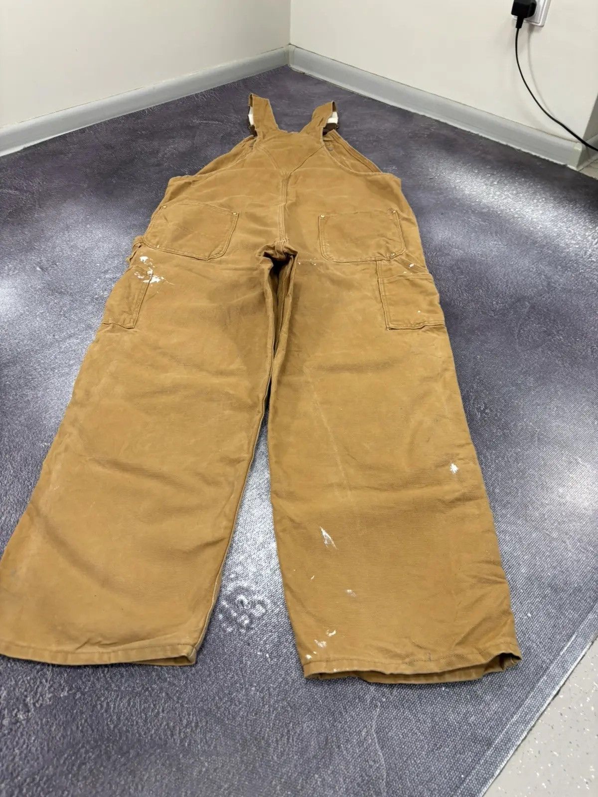 Carhartt × Vintage Vintage Carhartt Double Knee American Work Dungaree Overall Size US 42 / EU 58 - 8 Thumbnail