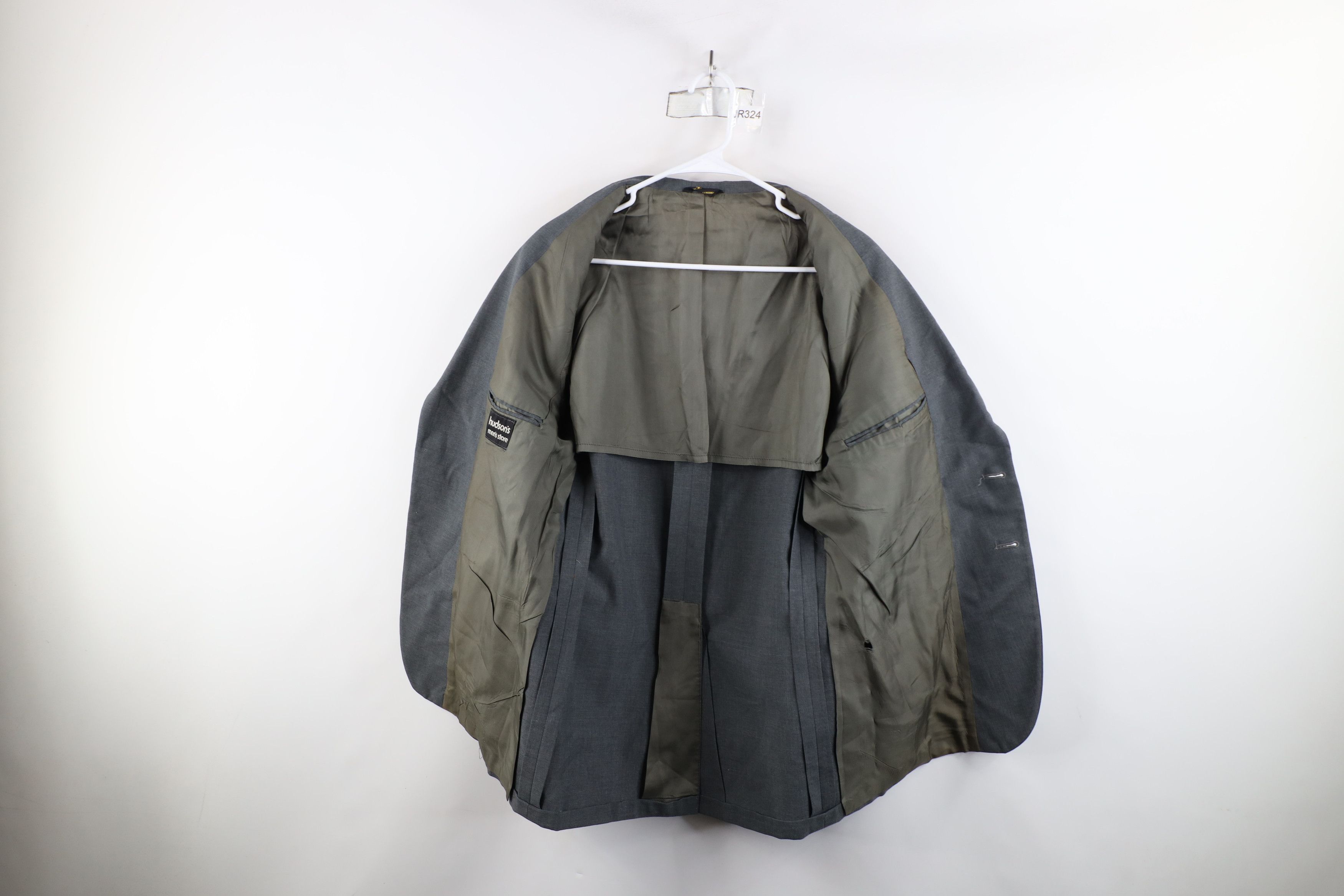 Vintage Vintage 70s Streetwear Blazer Suit Jacket Sharkskin Gray USA Size US XL / EU 56 / 4 - 9 Thumbnail