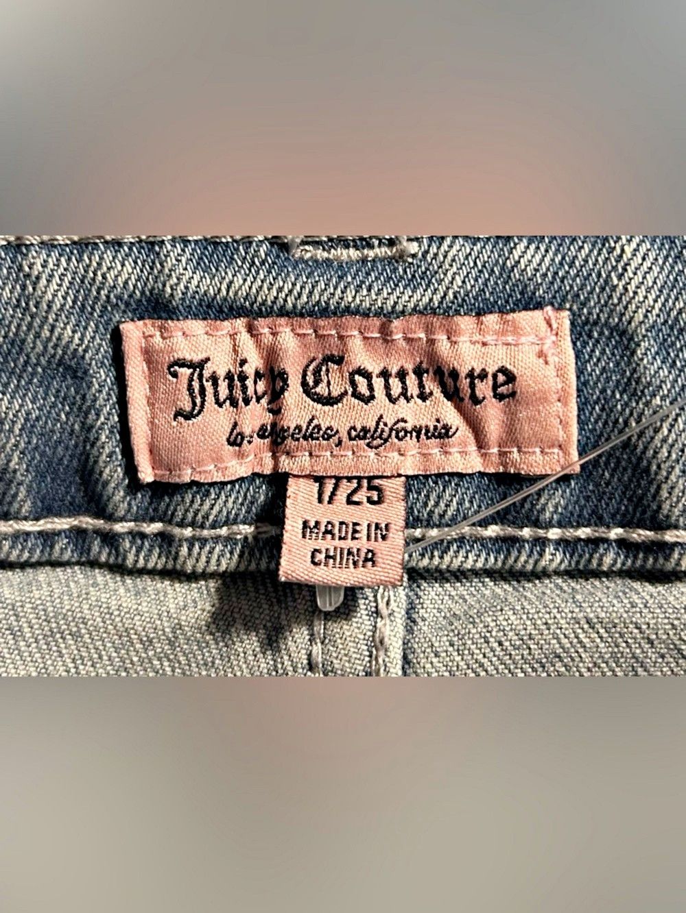 Juicy Couture Juicy Couture Light Wash Stretch Wide Leg Carpenter Jeans Size 25" / US 0 / IT 36 - 5 Thumbnail