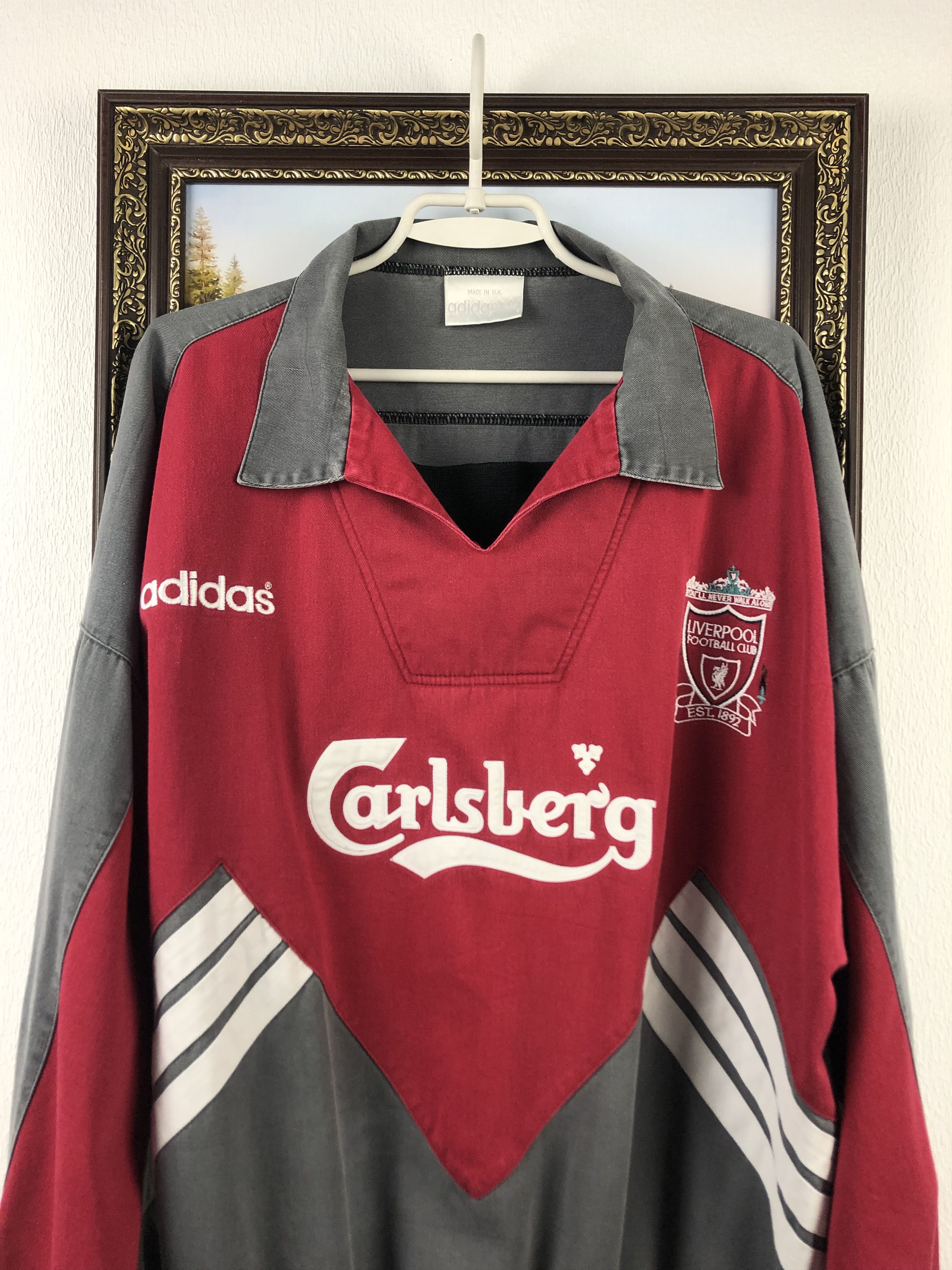 Adidas Vintage FC Liverpool Sweatshirt Soccer Pullover Training Size US L / EU 52-54 / 3 - 2 Thumbnail