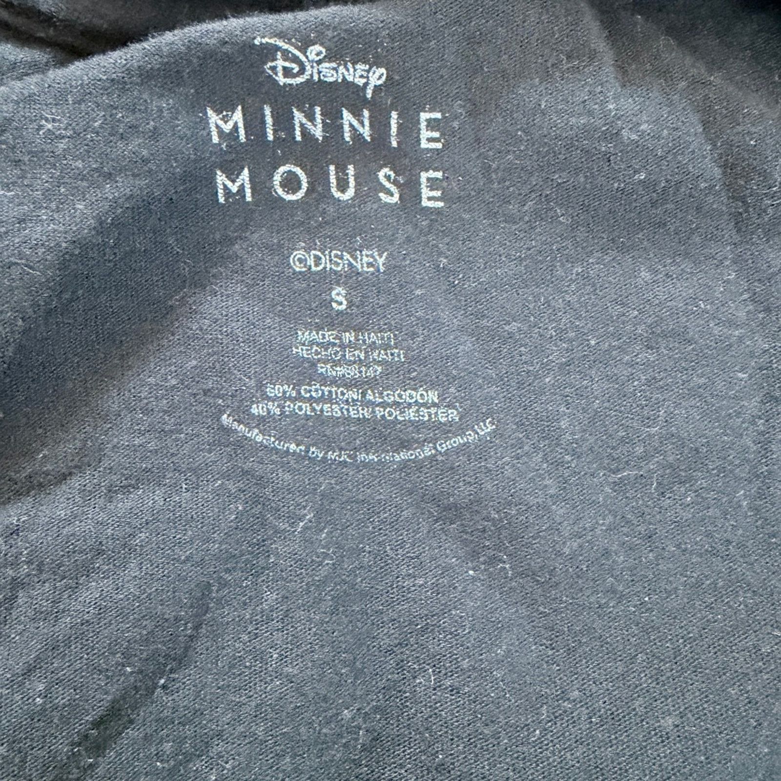 Disney Disney Minnie Mouse Black fitted tee Size S / US 4 / IT 40 - 3 Thumbnail