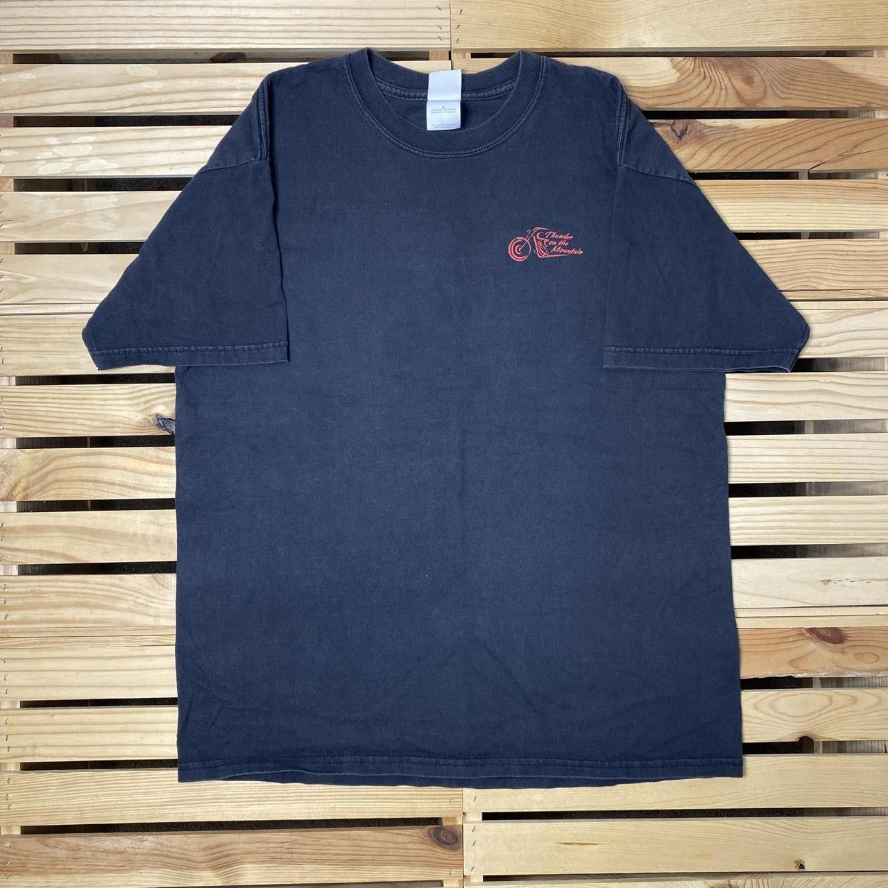 Gildan Vintage Thunder on Mountain 2002 Black Biker Tee Size Large Size US L / EU 52-54 / 3 - 2 Thumbnail