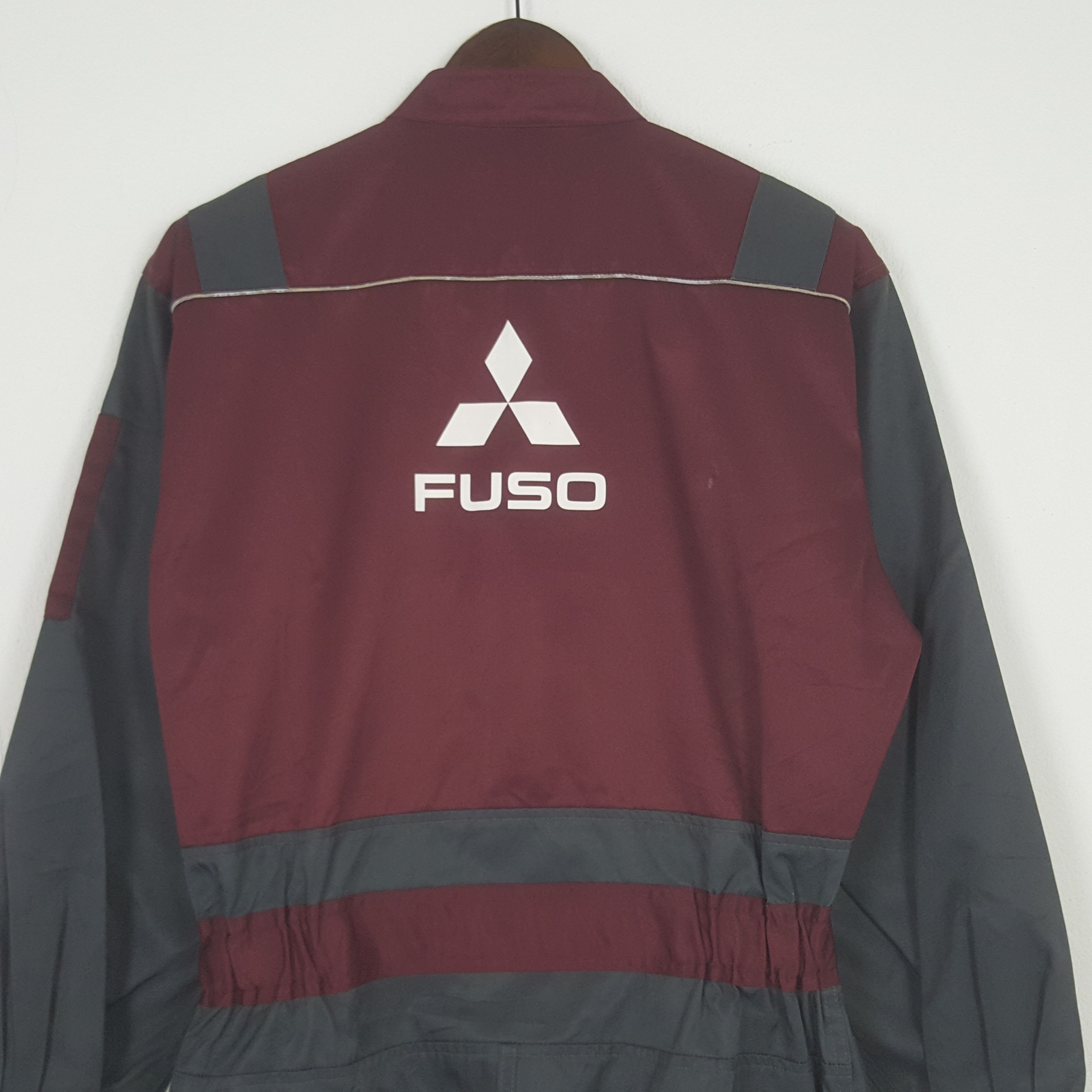 Japanese Brand Vintage Mitsubishi Fuso Racing Coverall Jacket Size US M / EU 48-50 / 2 - 2 Thumbnail