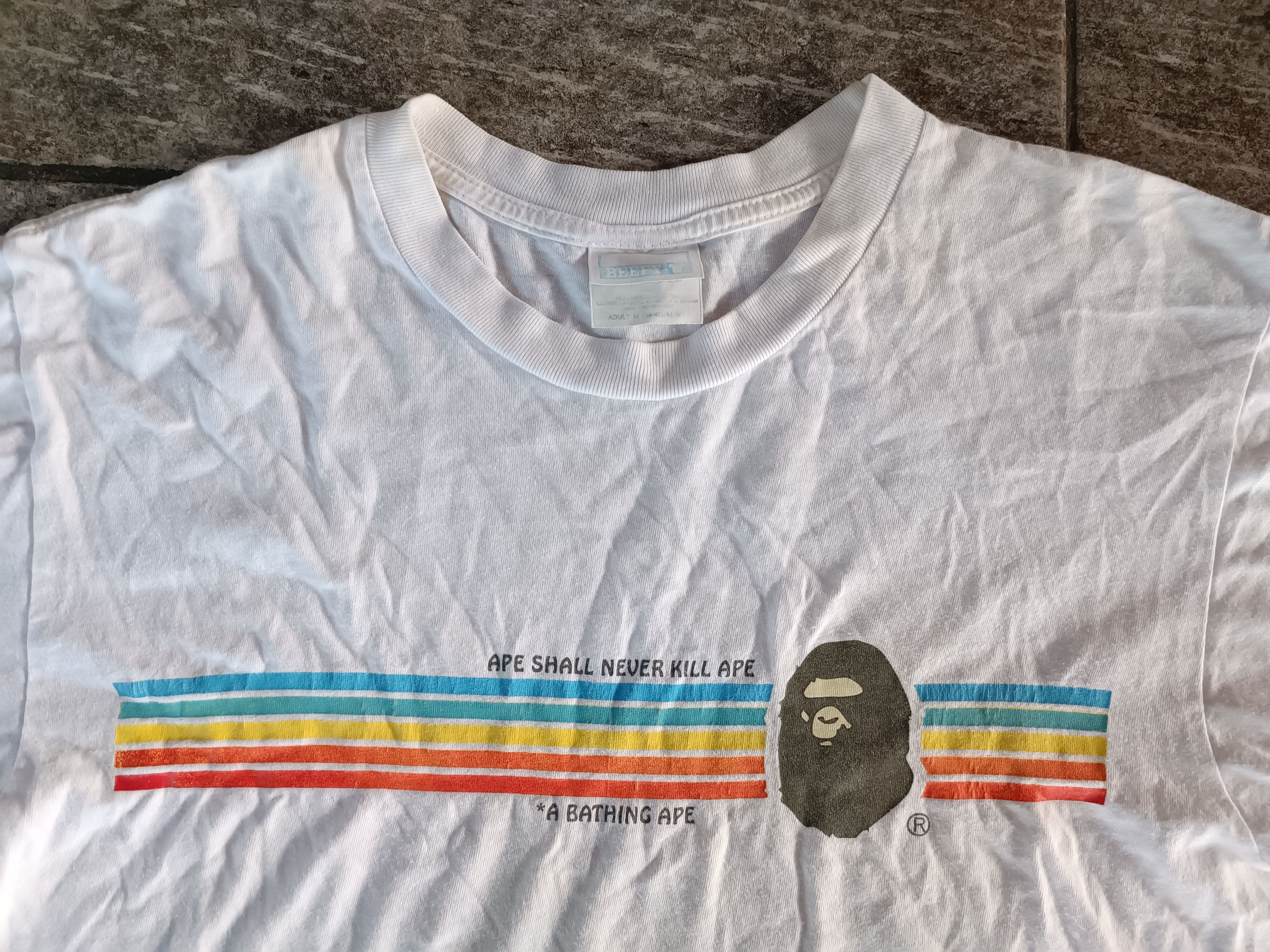 Bape vintage 90s t shirt bape very rare Size US M / EU 48-50 / 2 - 2 Thumbnail