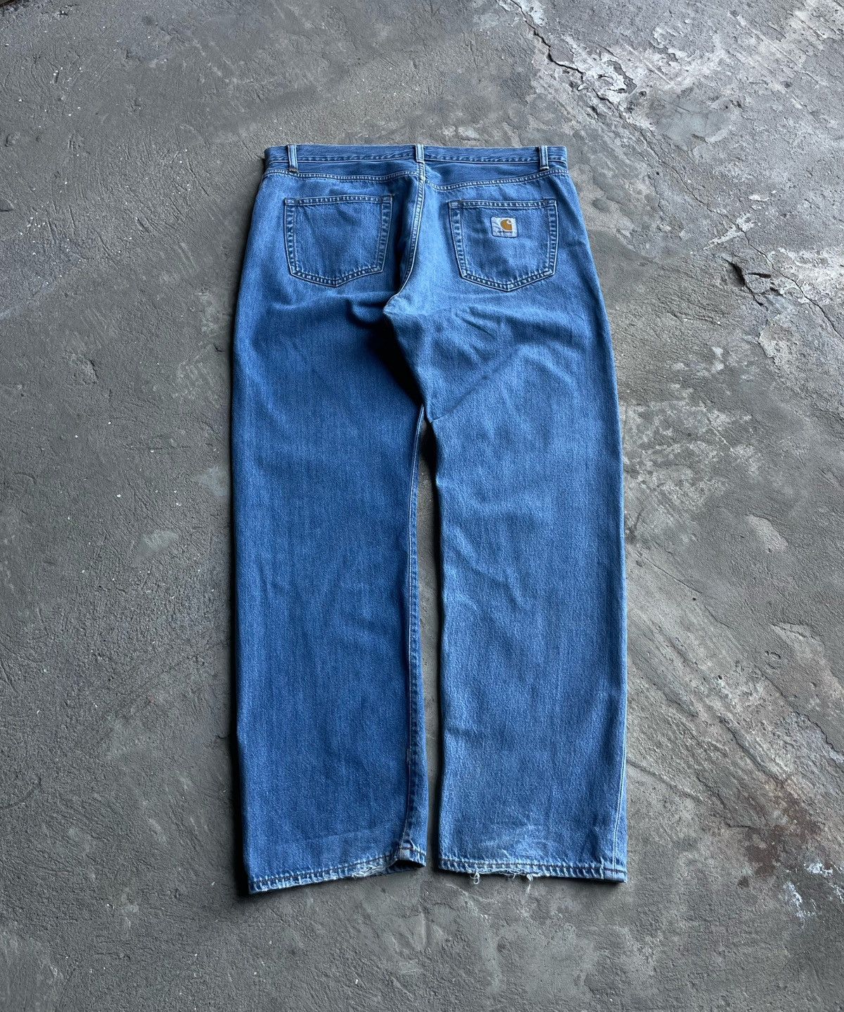 Carhartt × Carhartt Wip × Vintage Vintage Carhartt Washed Faded Pontiac Jeans Y2K Size US 36 / EU 52 - 1 Thumbnail