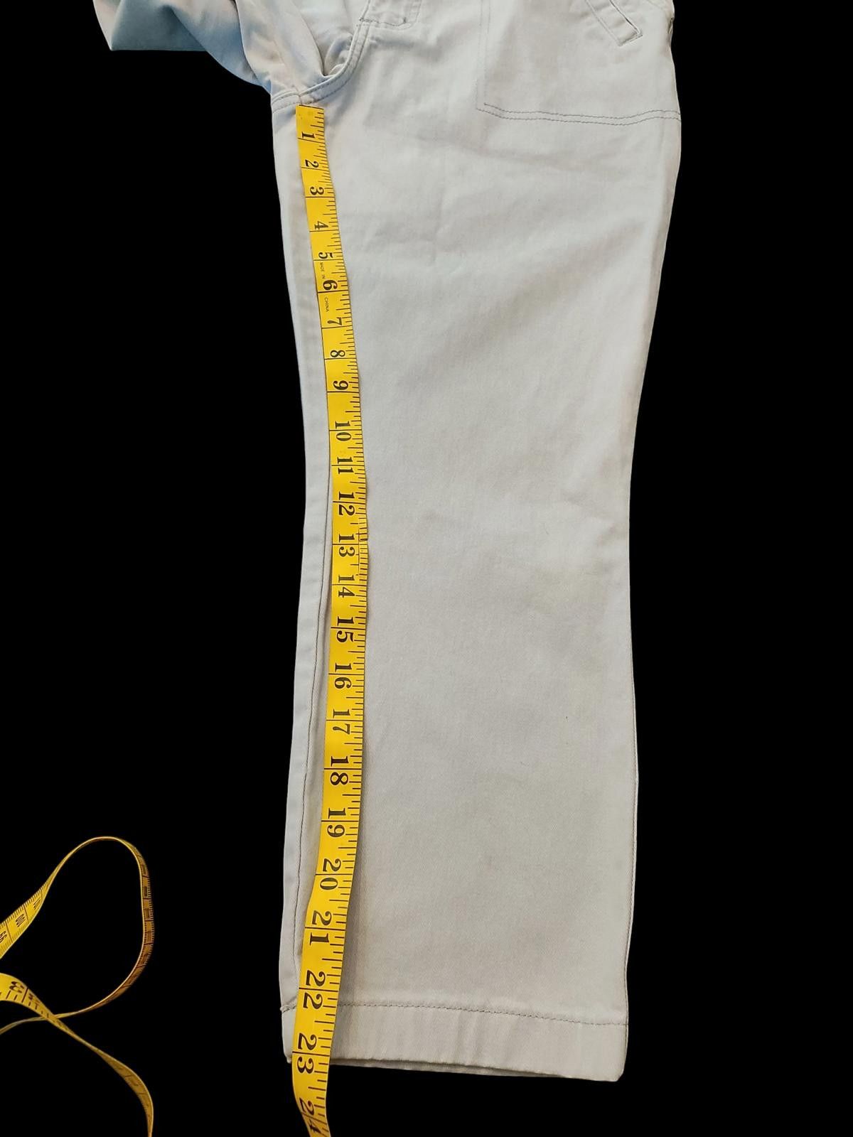 Lee Lee Regular Fit Slim Crop High Rise Pants Size 32" / US 10 / IT 46 - 7 Thumbnail