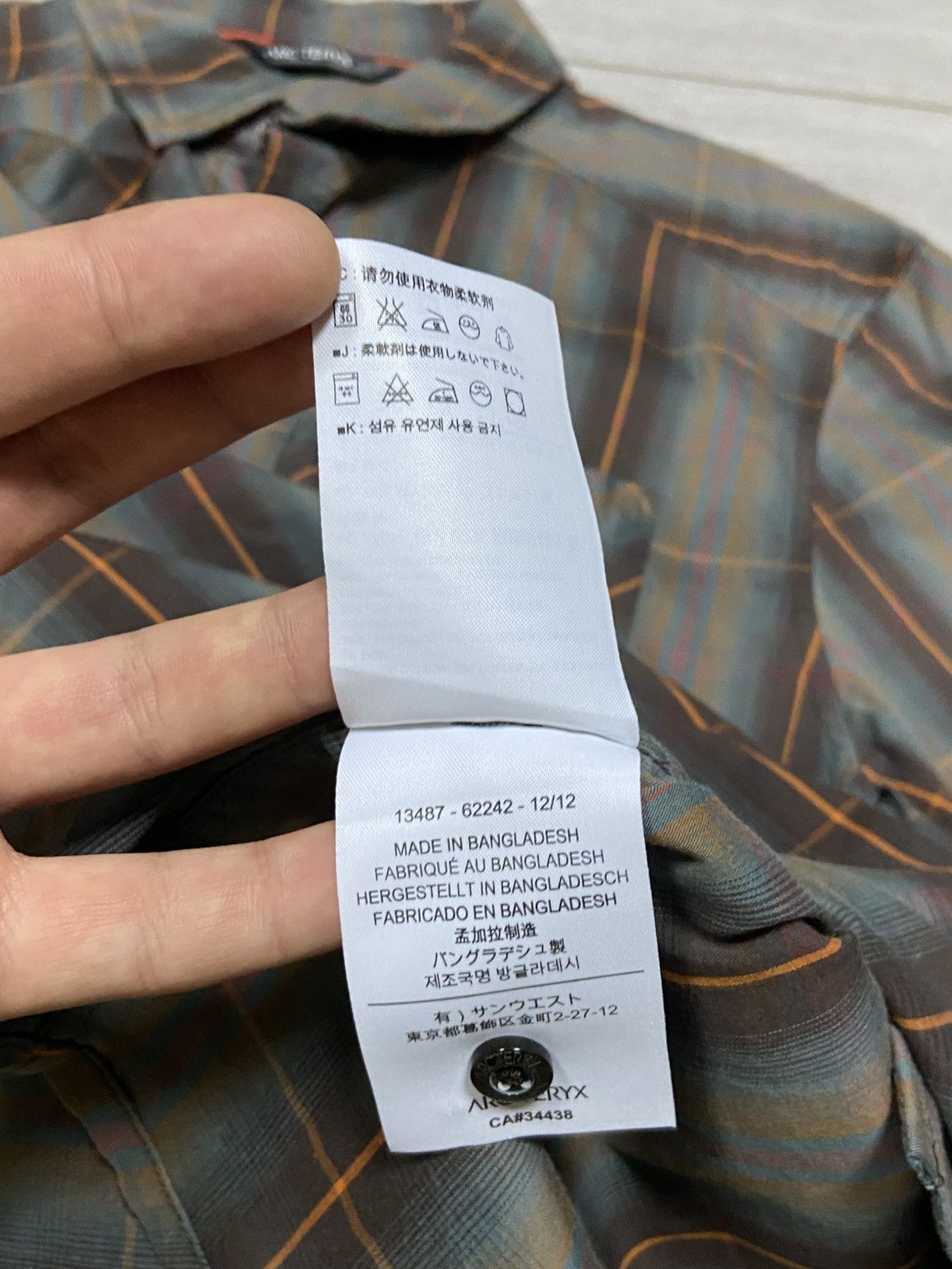 Arc'teryx Arcteryx bird shirt buttons check pockets Size US M / EU 48-50 / 2 - 6 Thumbnail