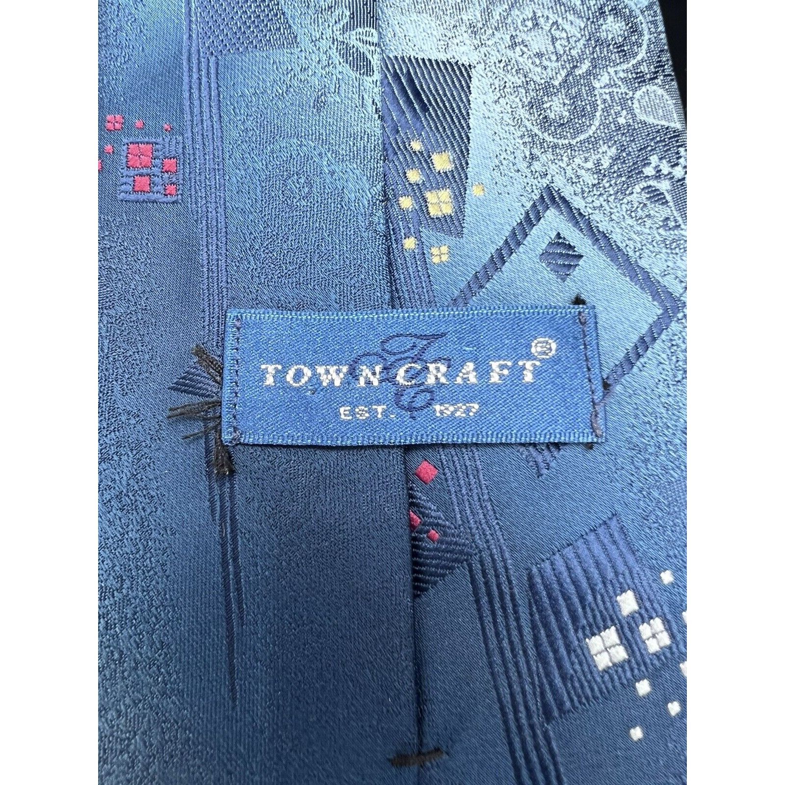 Towncraft Town Craft gorgeous bright blue tie Size ONE SIZE - 5 Thumbnail