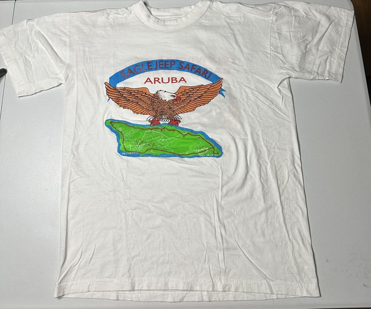 Other vintage Island of Aruba Jeep Safari" animal t-shirt Size US XL / EU 56 / 4 - 1 Thumbnail