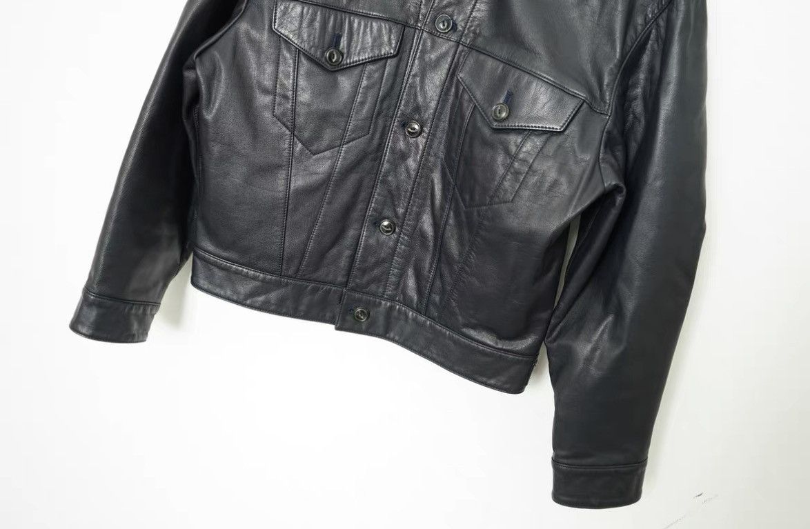 Yohji Yamamoto Yohji Yamamoto Y's Padded Leather Jacket Size US S / EU 44-46 / 1 - 4 Thumbnail