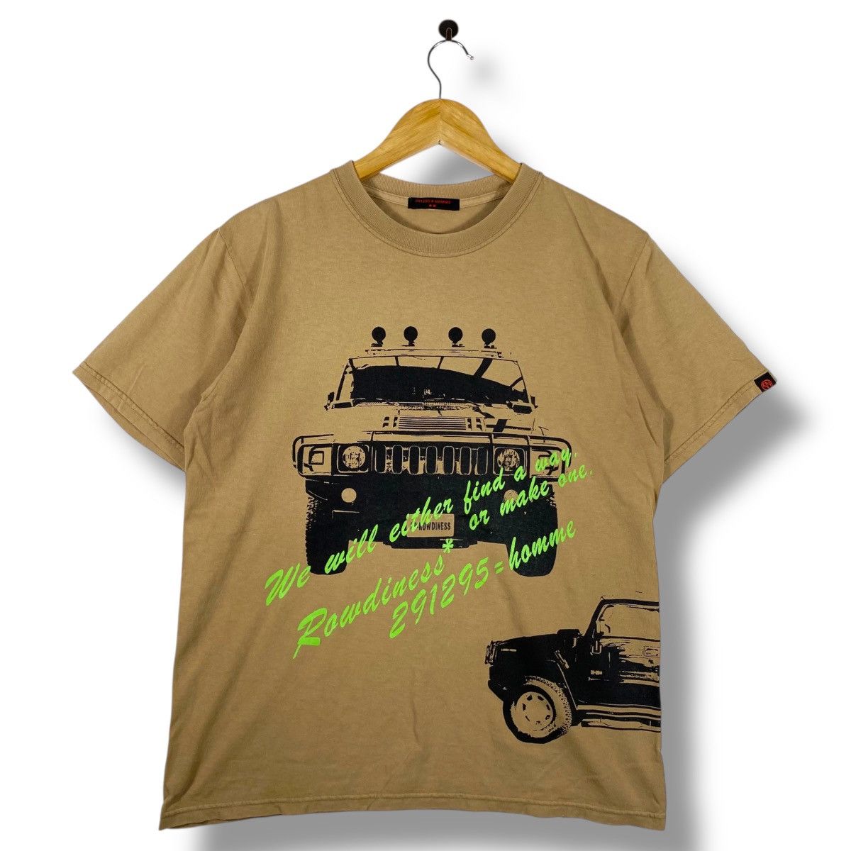 Japanese Brand Japanese Brand 291295=HOMME Jeep Graphic Tee Shirt Size US L / EU 52-54 / 3 - 1 Thumbnail