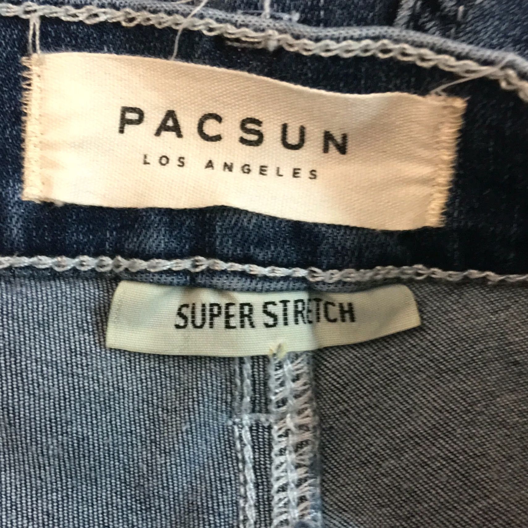 Pacsun Pacsun Womens Jeans Jegging Blue Pacsun Womens Casual Super Stretch Flat Front Jegging Blue Denim Jeans Size 25 Size 42" / US 20 - 7 Thumbnail