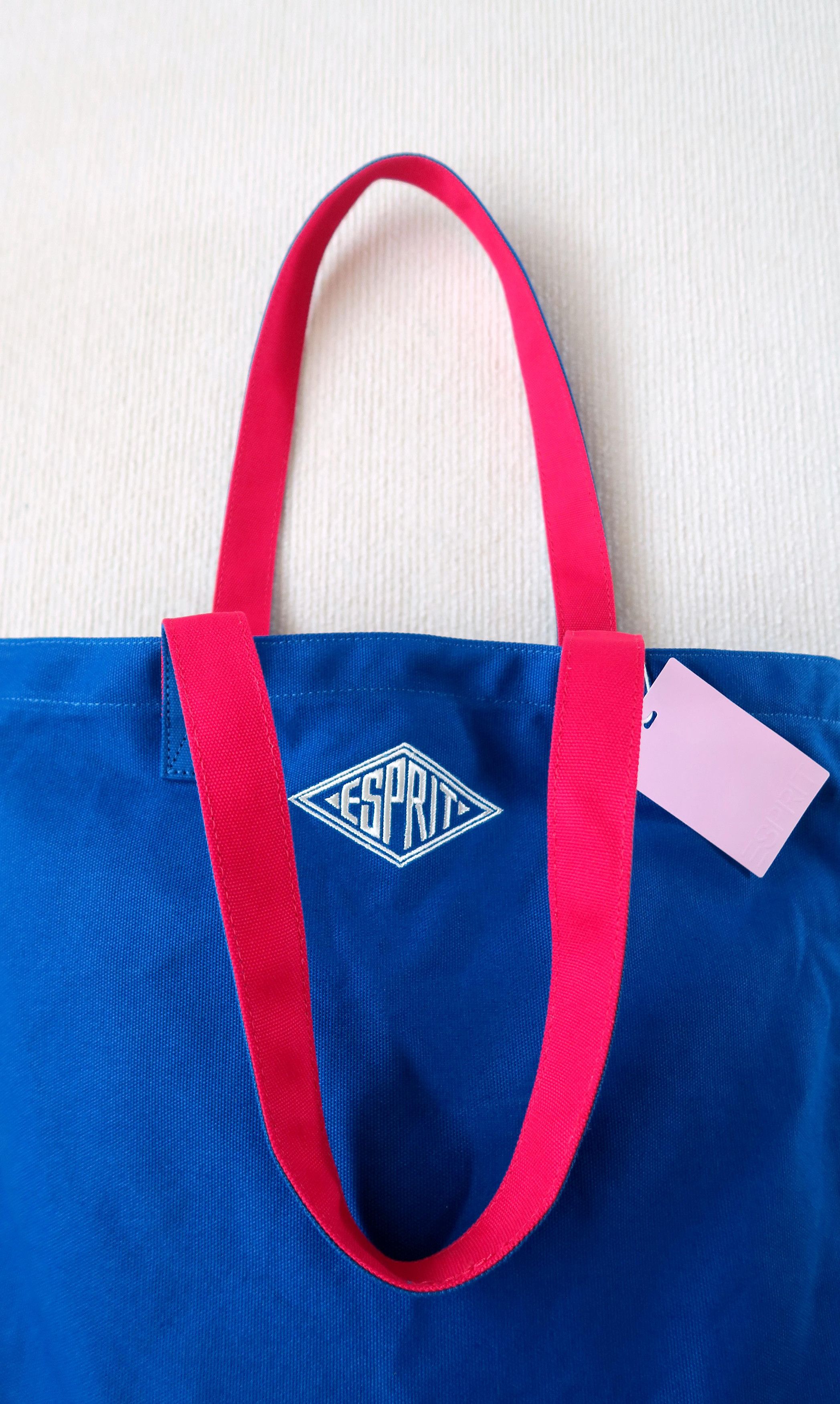 Esprit ESPRIT Retro Vintage 90s Y2K Canvas Tote Bag Size ONE SIZE - 4 Thumbnail