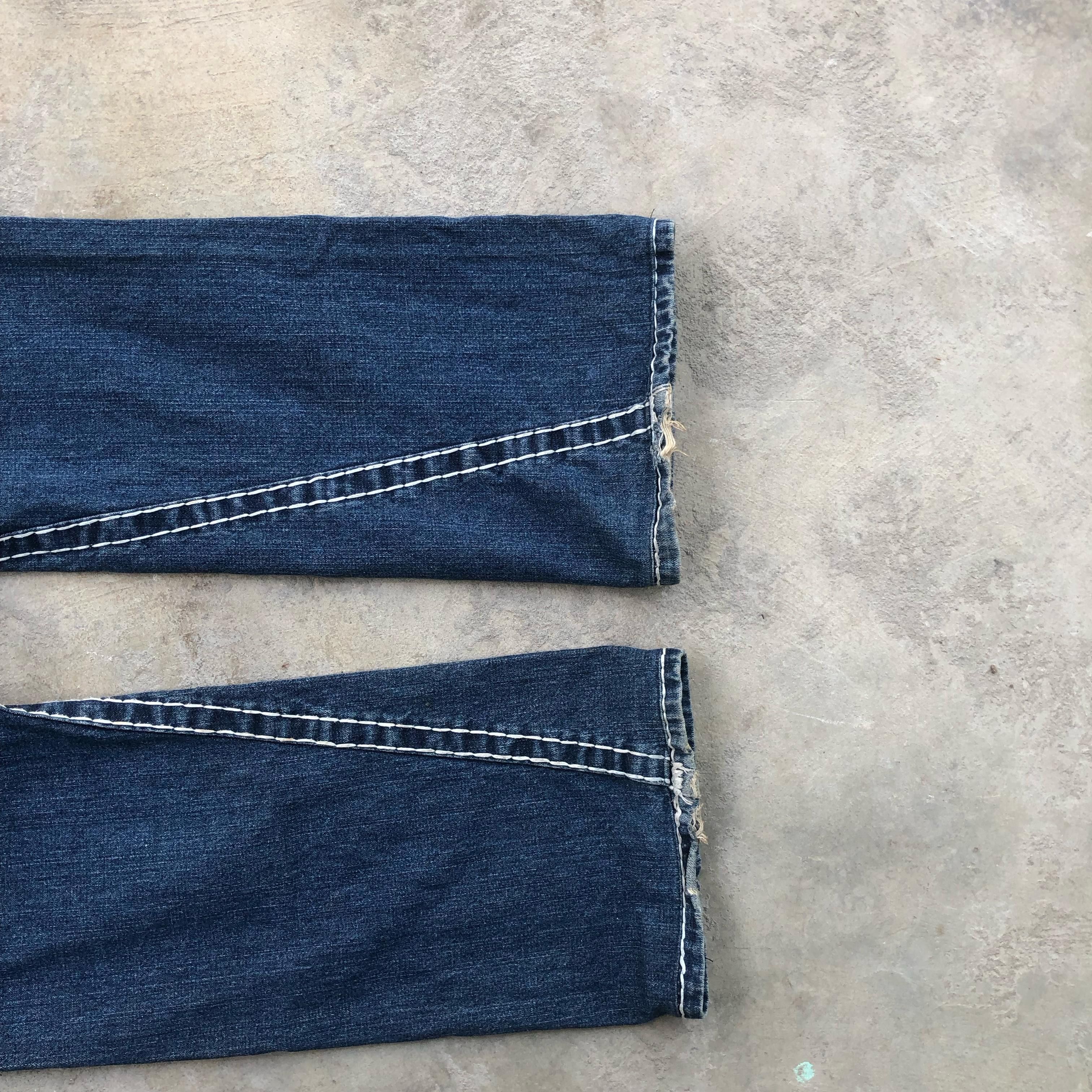 True Religion True Religion White Stiching Flared denim Size US 32 / EU 48 - 9 Thumbnail