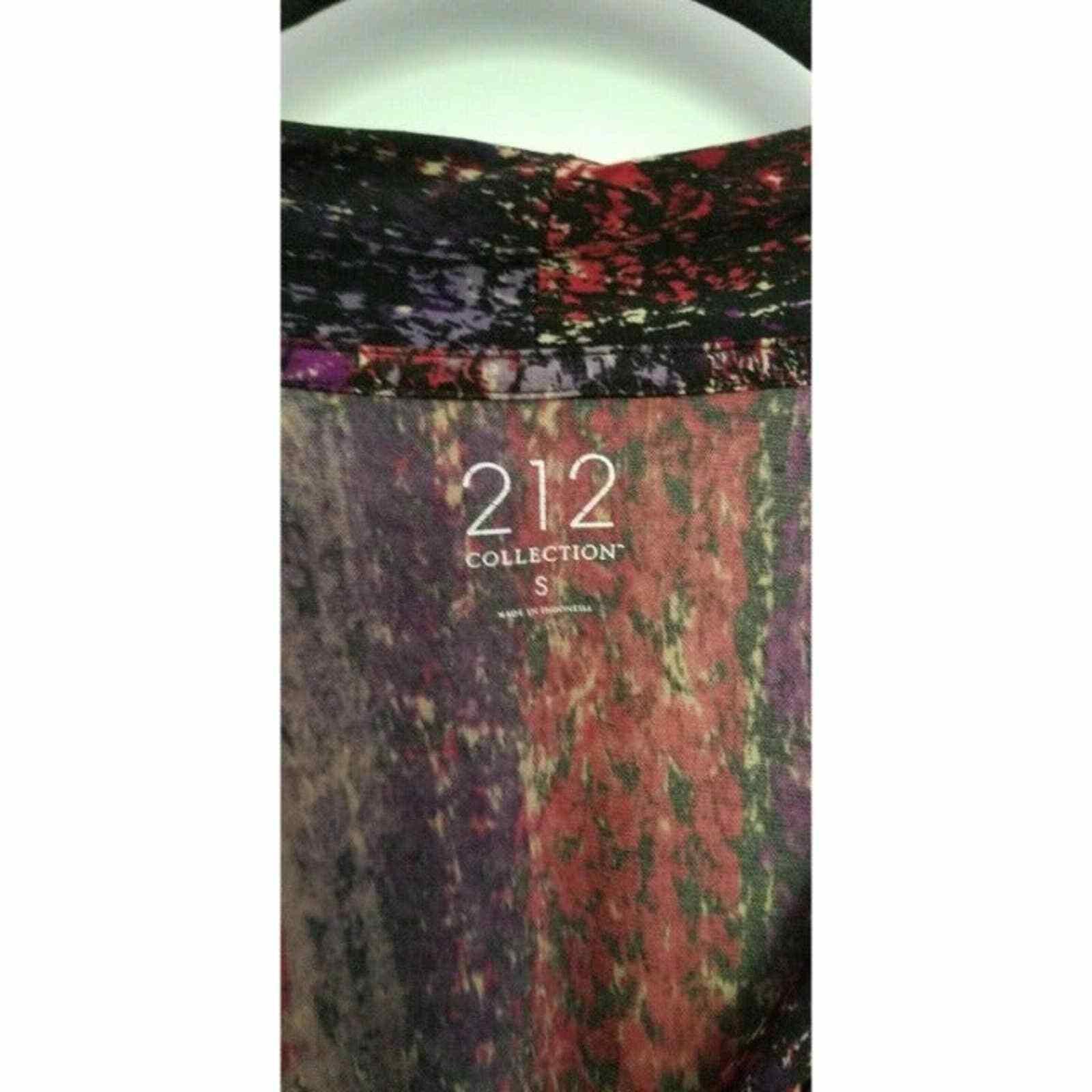 Other Women’s 212 Collection Patterned Blouse Small Maroon Burgun Size S / US 4 / IT 40 - 3 Thumbnail