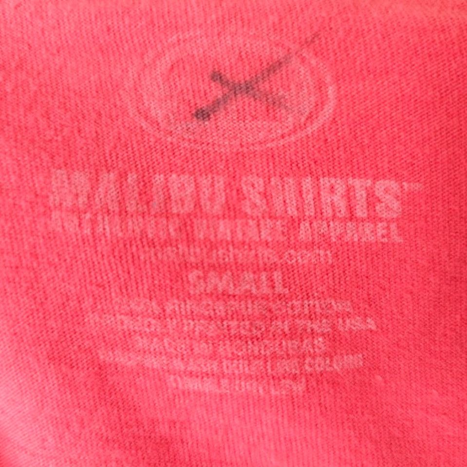 Clarks Clark Foam Surfboards T Shirt Mens Size Small Pink Surfer Surfing Tee Size US S / EU 44-46 / 1 - 7 Thumbnail