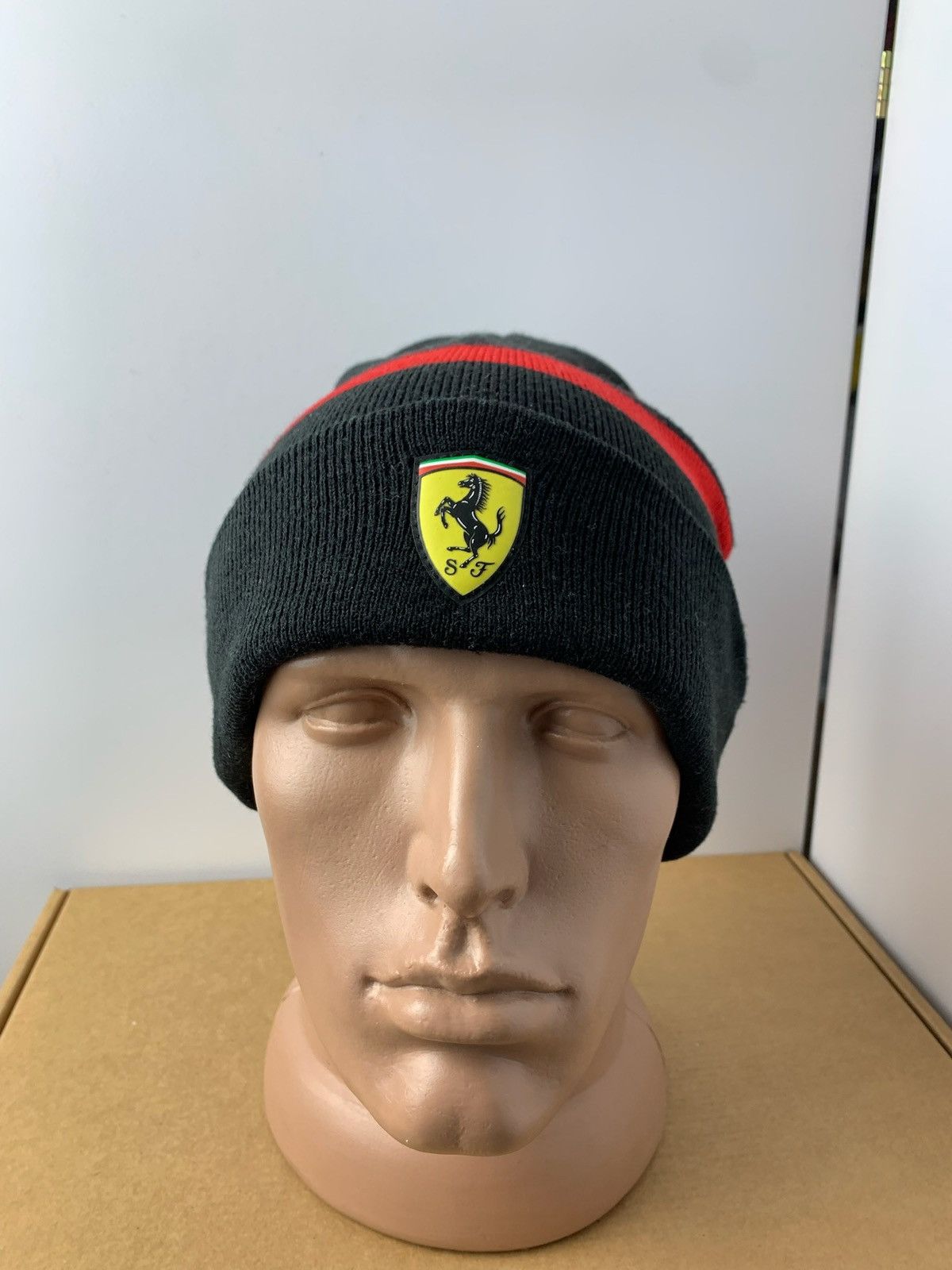 Ferrari × Vintage Vintage Ferrari hat black logo racing Size ONE SIZE - 1 Thumbnail