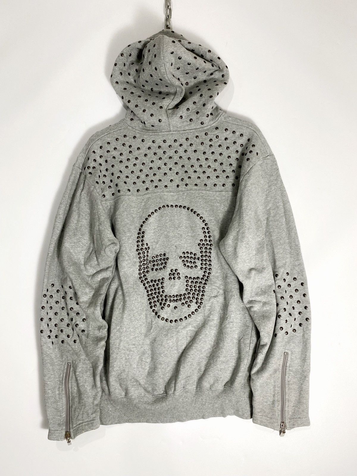 Japanese Brand Studded lucien pellat finet hoodie undefined goth punk style Size US L / EU 52-54 / 3 - 1 Thumbnail