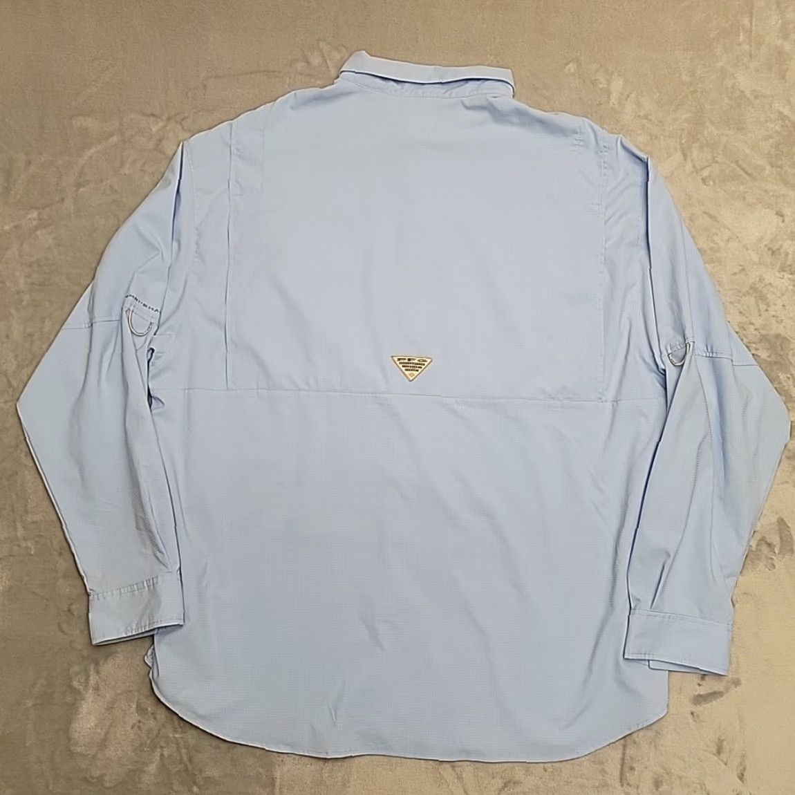 Vintage Columbia Shirt Mens 2XL Blue PFG Omni Shade Vented UPF Performance Fishing Gear Shirt Long Sleeve Button-Up Collared Size US XXL / EU 58 / 5 - 6 Thumbnail