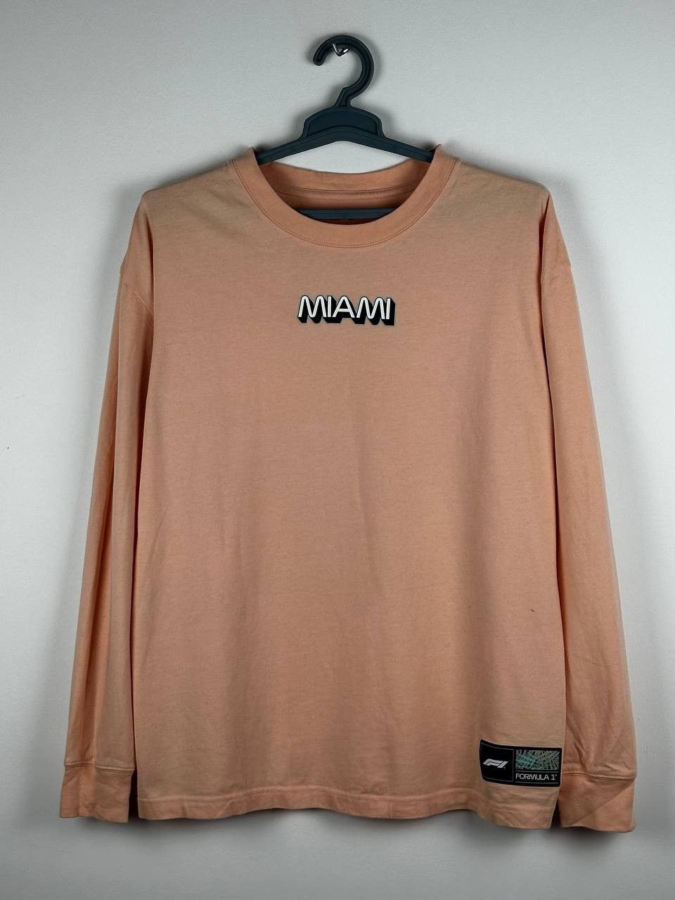 Formula 1 Formula 1 Miami Gran Prix Peach LS T Shirt Size US L / EU 52-54 / 3 - 1 Thumbnail
