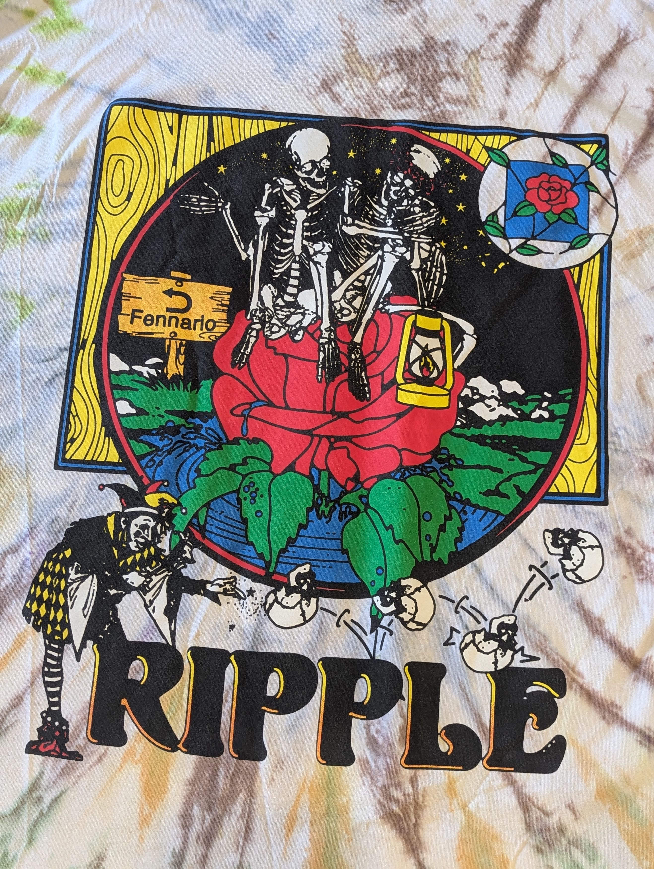 Grateful Dead × Online Ceramics Online Ceramics x Grateful Dead Ripple Long Sleeve Shirt Size US XXL / EU 58 / 5 - 9 Thumbnail