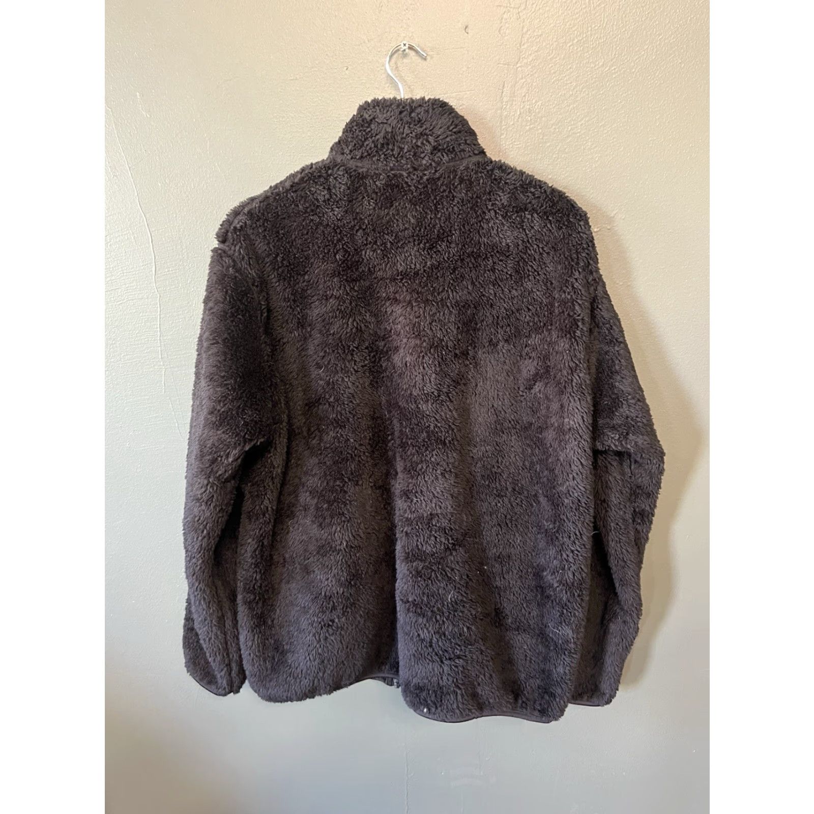 Uniqlo Uniqlo Womens Black Sherpa Full Zip Jacket L Large Size Black Sherpa Full Zip Jacket Women Uniqlo Size L / US 10 / IT 46 - 2 Thumbnail