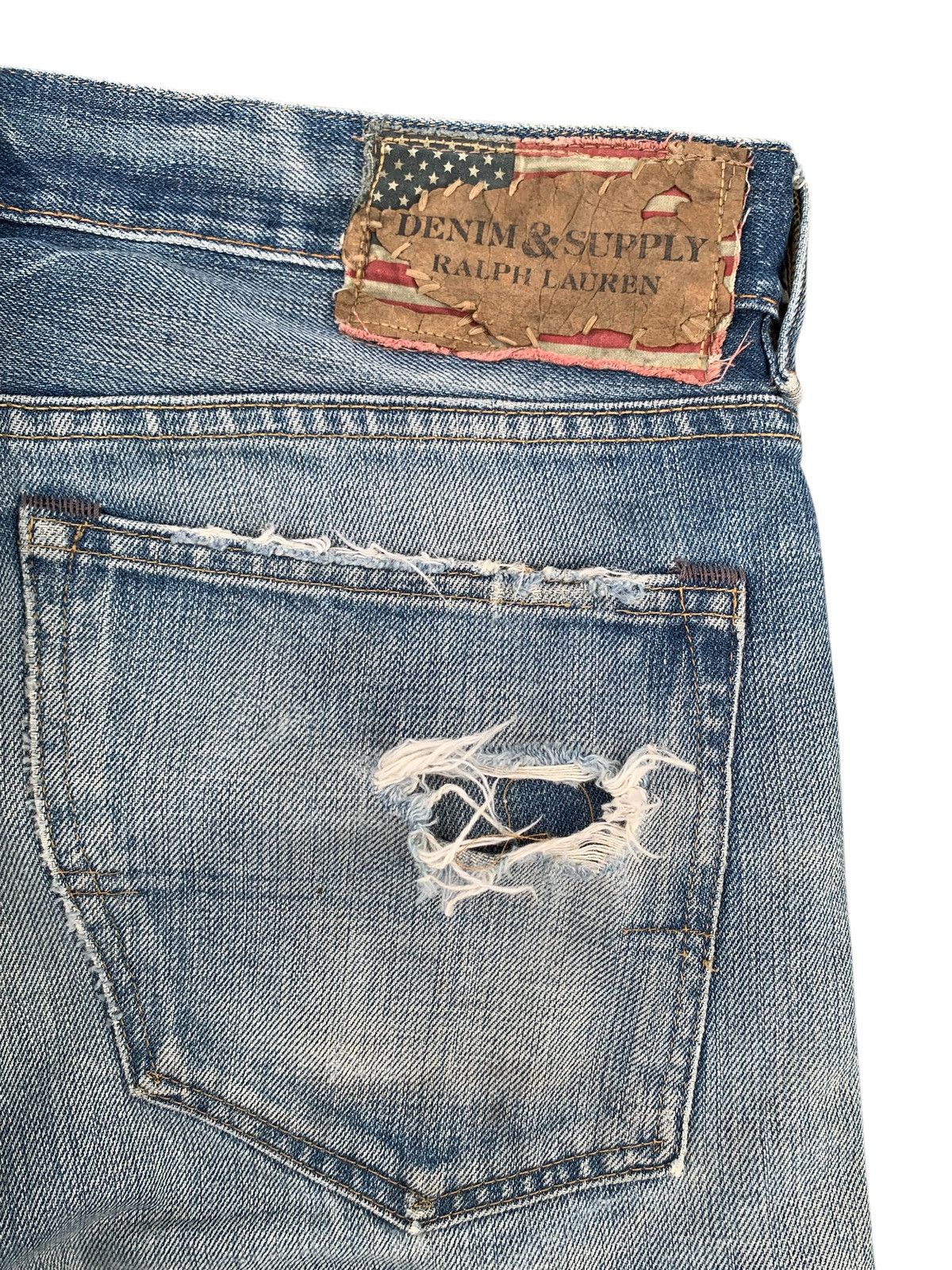 Polo Ralph Lauren DENIM & SUPPLY POLO RALPH LAUREN RL DISTRESSED DENIM Size US 35 - 13 Thumbnail