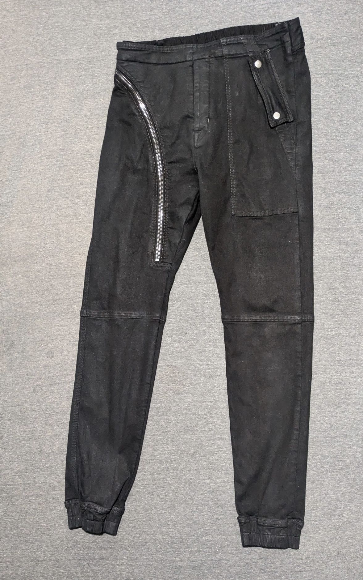 新品 Rick Owens DRKSHDW AIRCUT PODS BLACK Black Hollywood Aircut Jeans by Rick Owens DRKSHDW on Sale