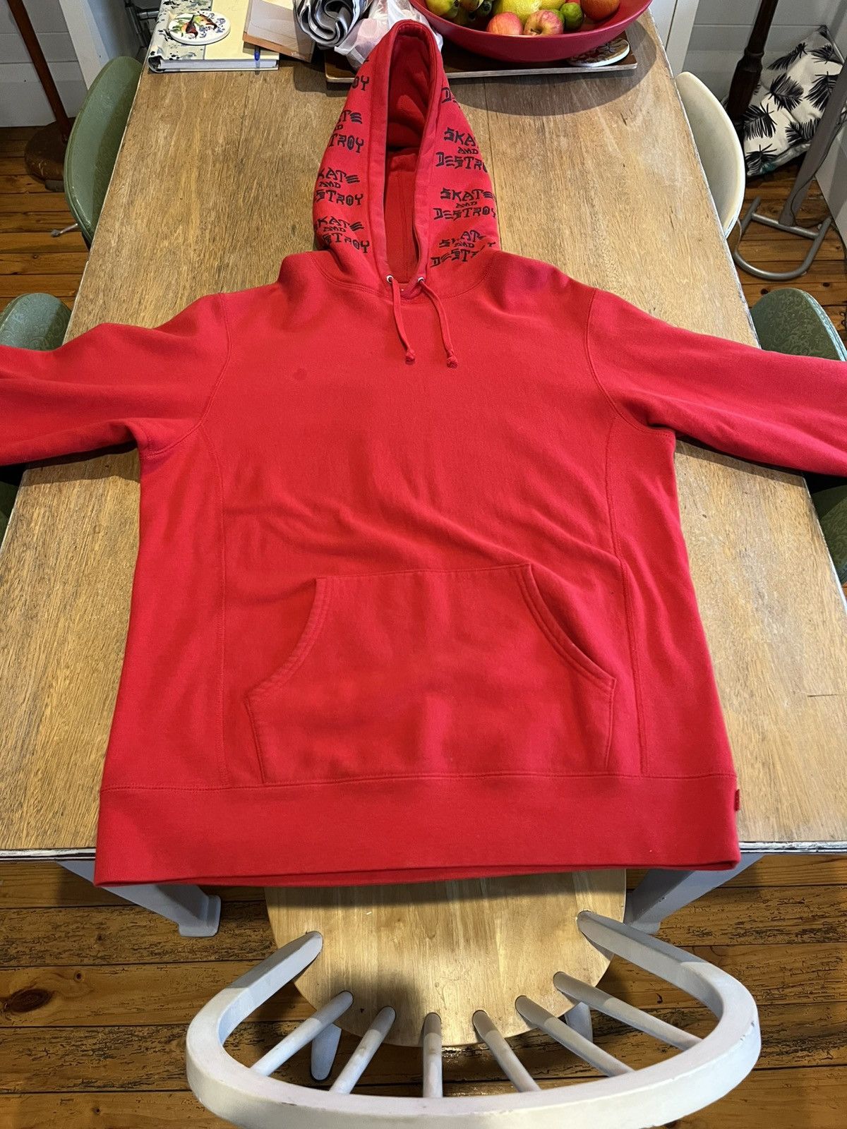 Supreme × Thrasher Supreme SS17 x Thrasher Boyfriend Hoodie Size US L / EU 52-54 / 3 - 3 Thumbnail